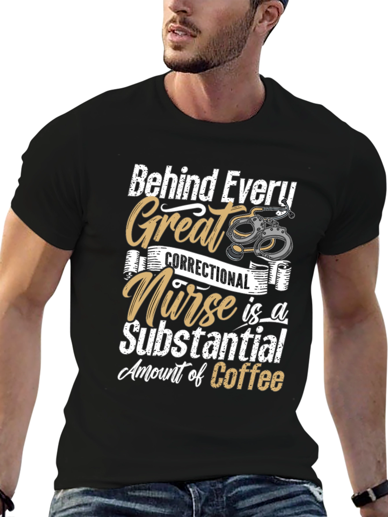 Correctional Nurse Coffee T-Shirt