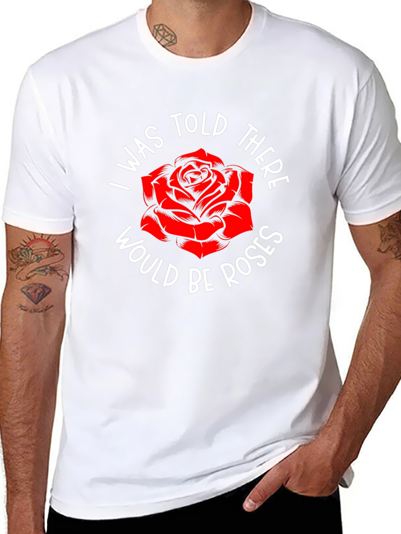 Roses Graphic T-Shirt Humor Tee