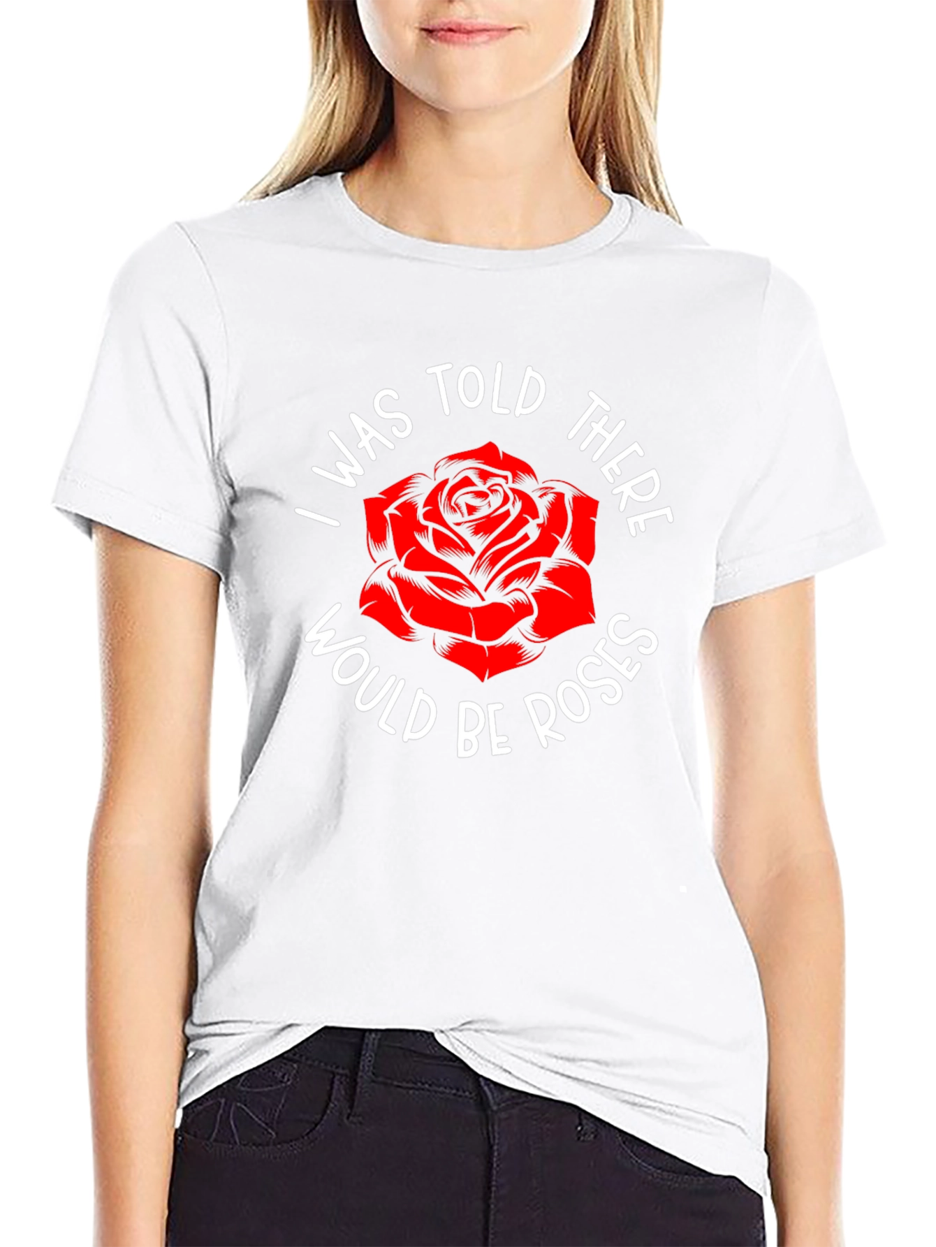 Roses Graphic T-Shirt Humor Tee