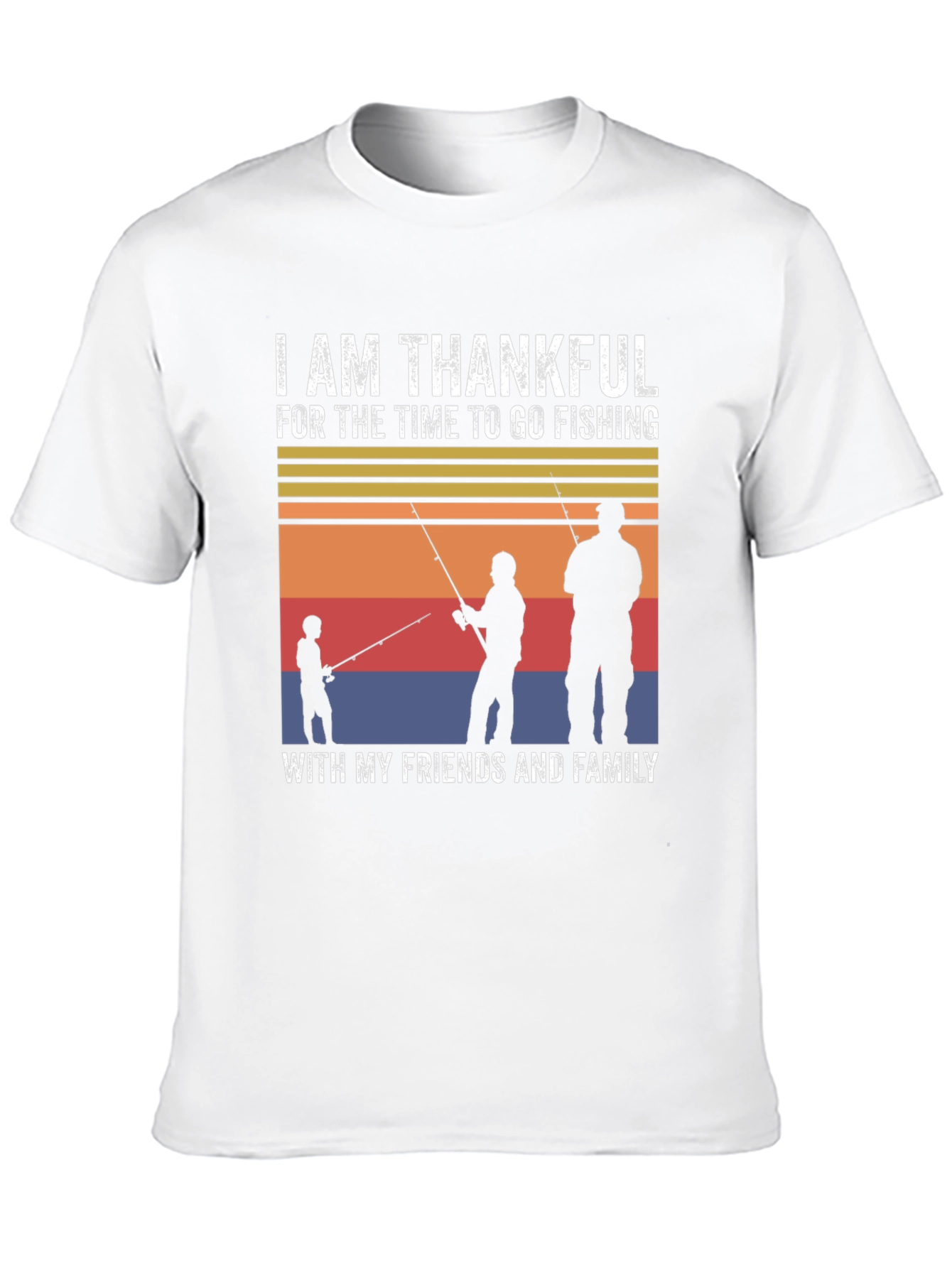 Thankful Fishing T-Shirt: Family & Friends