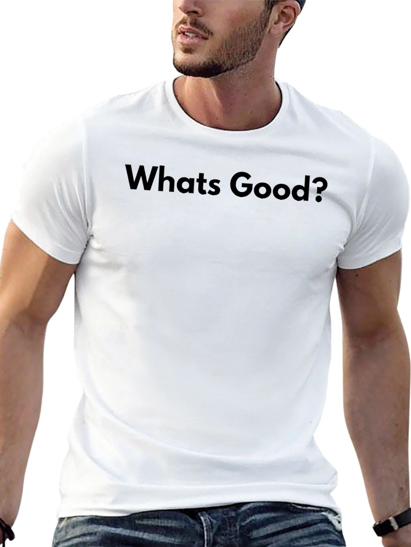 Whats Good Black Graphic Tee
