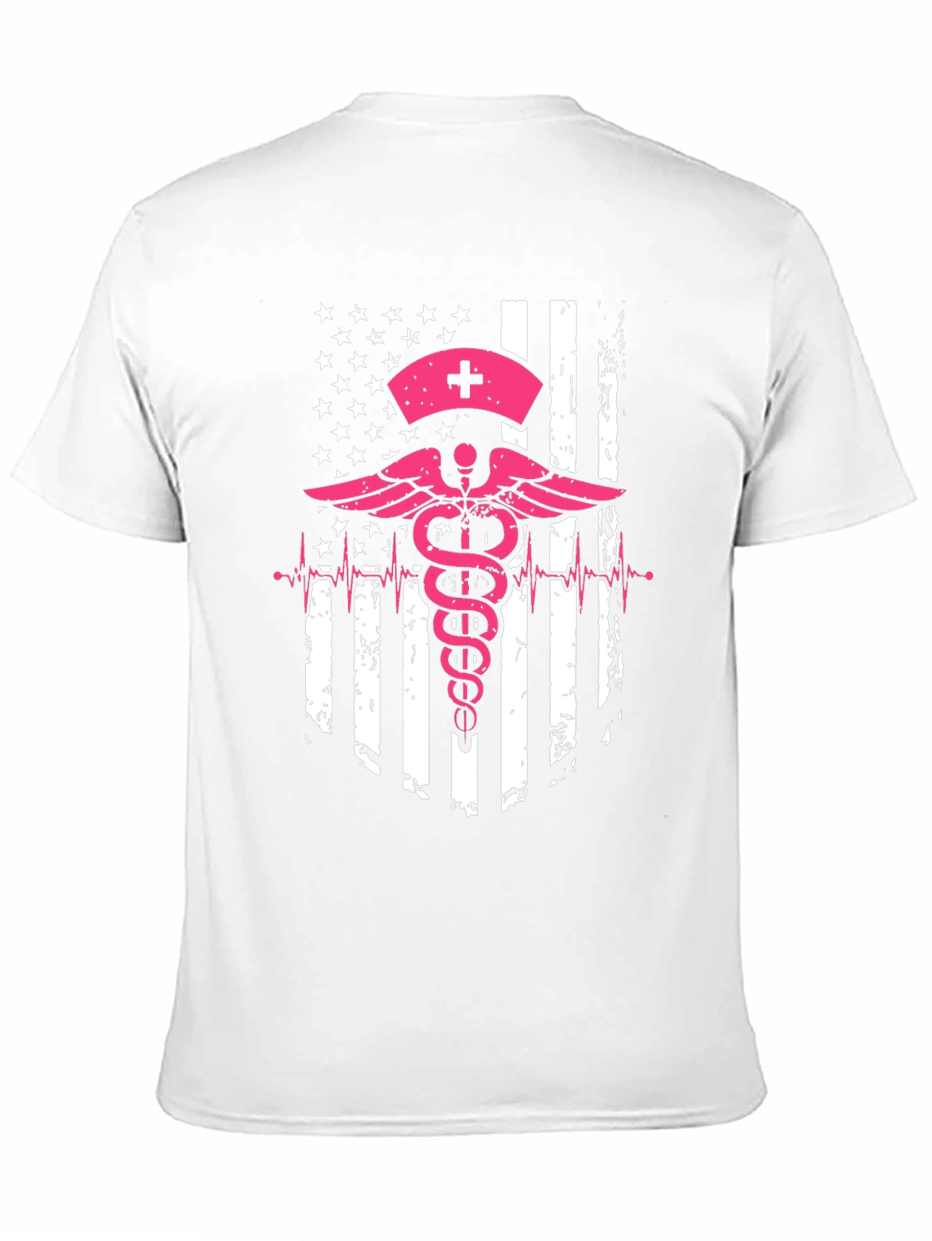 Nurse American Flag Graphic Tee