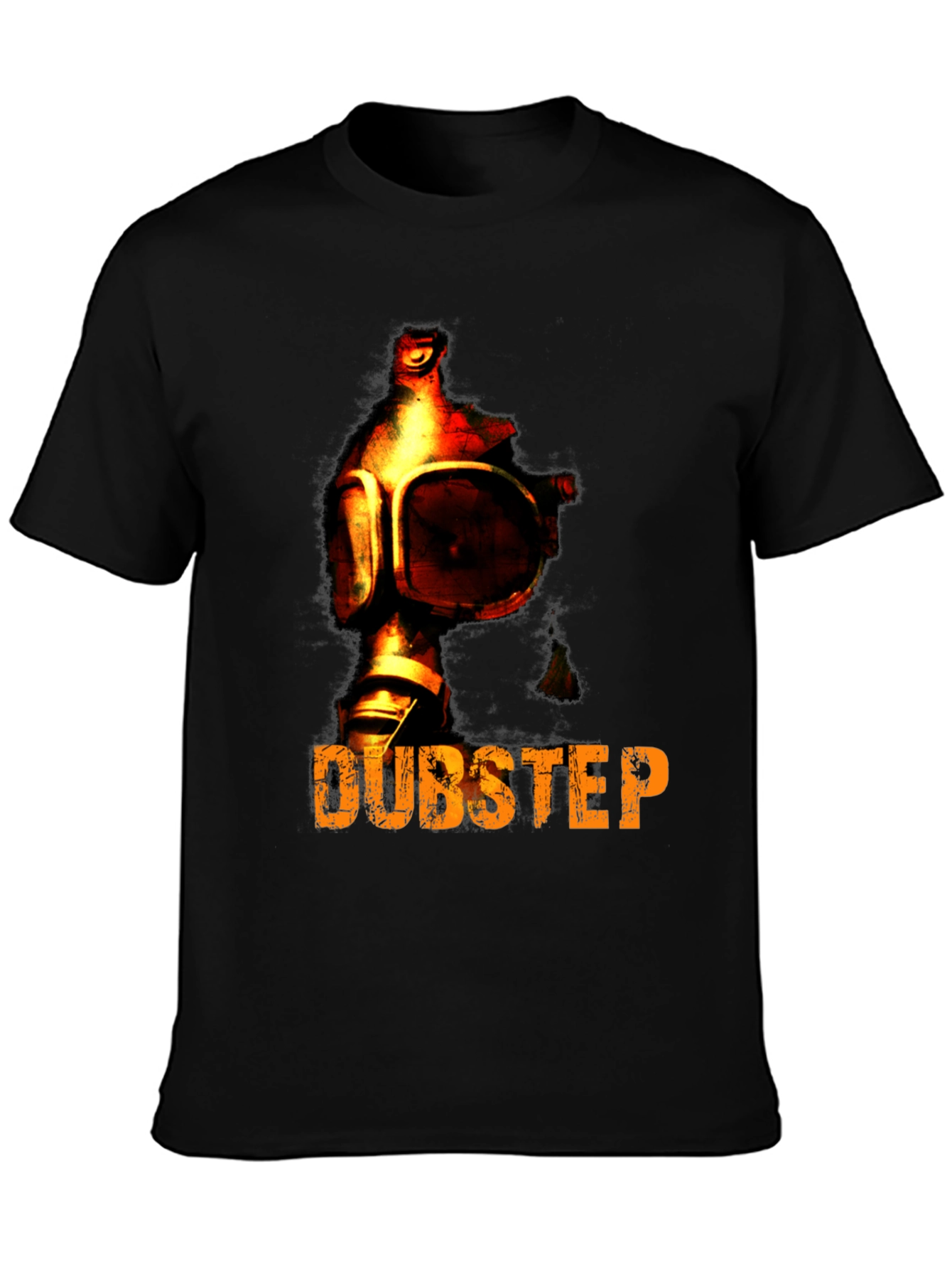 Dubstep Gas Mask Graphic T-Shirt
