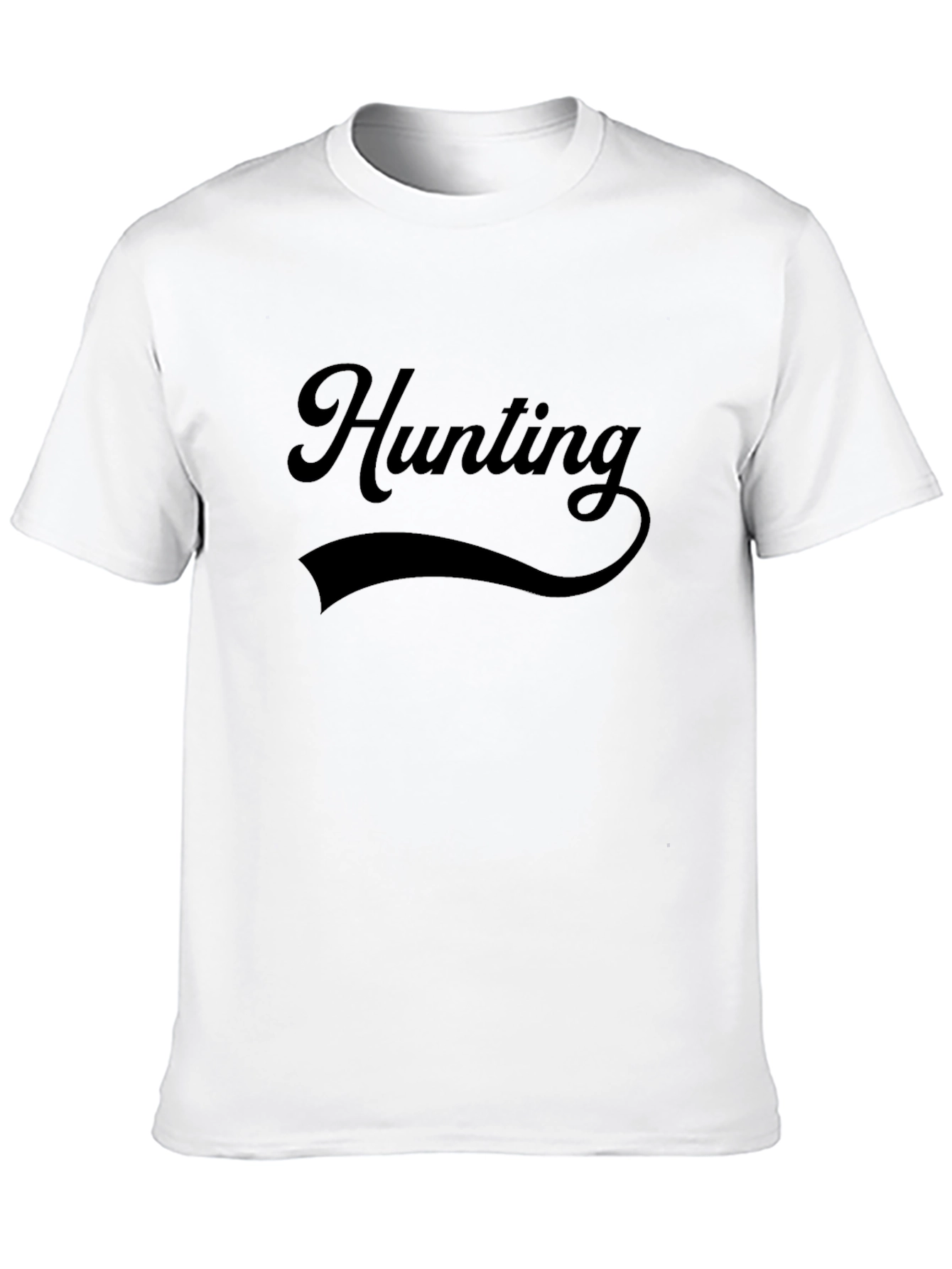 Hunting Black Graphic Tee for Men
