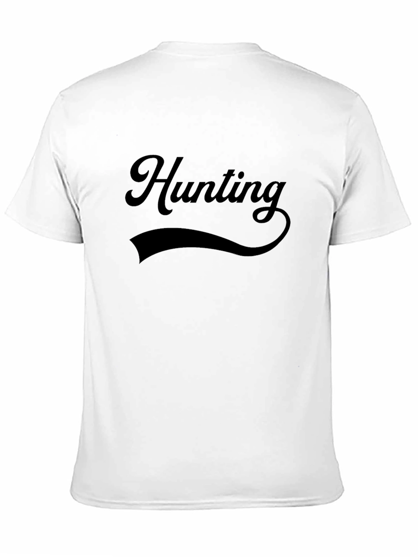 Hunting Black Graphic Tee for Men