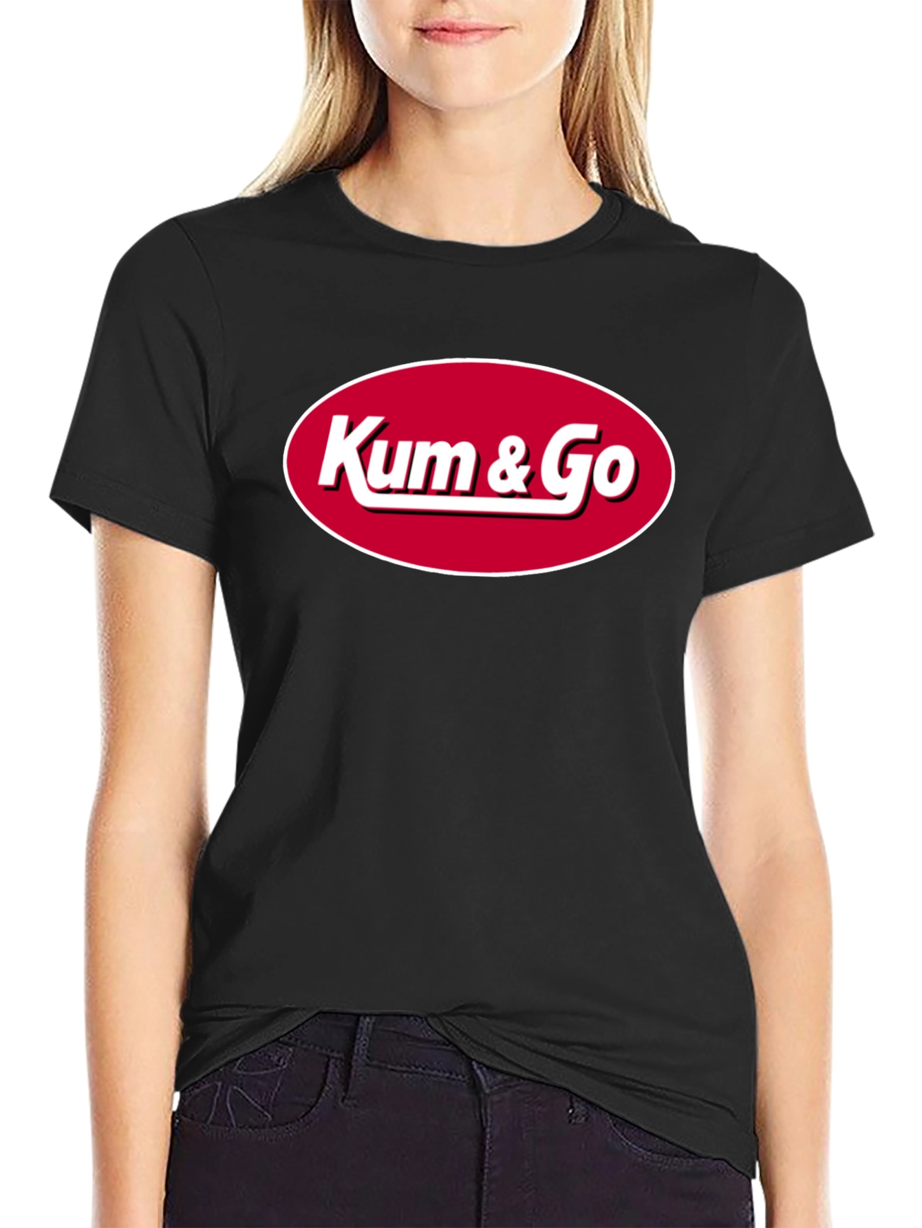 Kum & Go Black T-Shirt - Novelty Graphic Tee