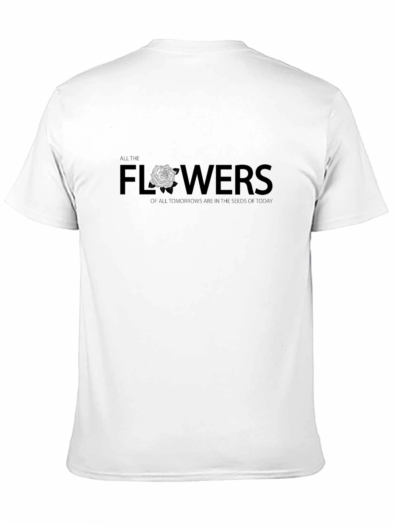 All The Flowers Graphic Tee - Black