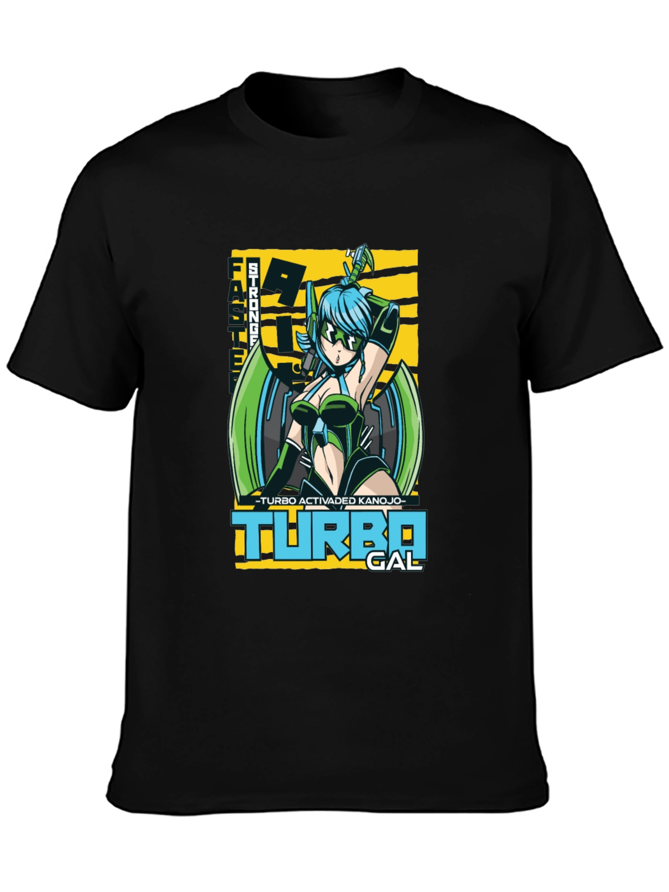 Turbo Gal T-Shirt: Anime Inspired Graphic Tee