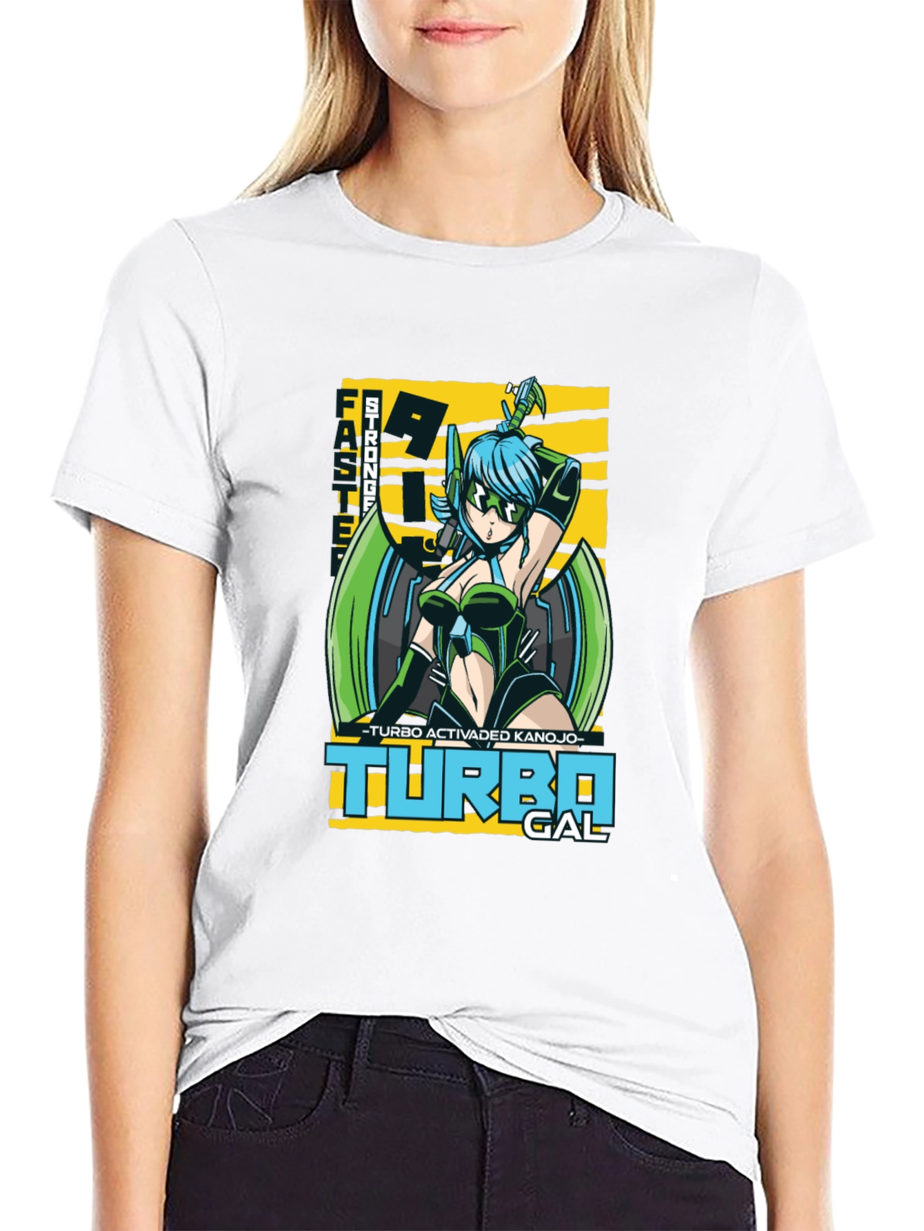 Turbo Gal T-Shirt: Anime Inspired Graphic Tee