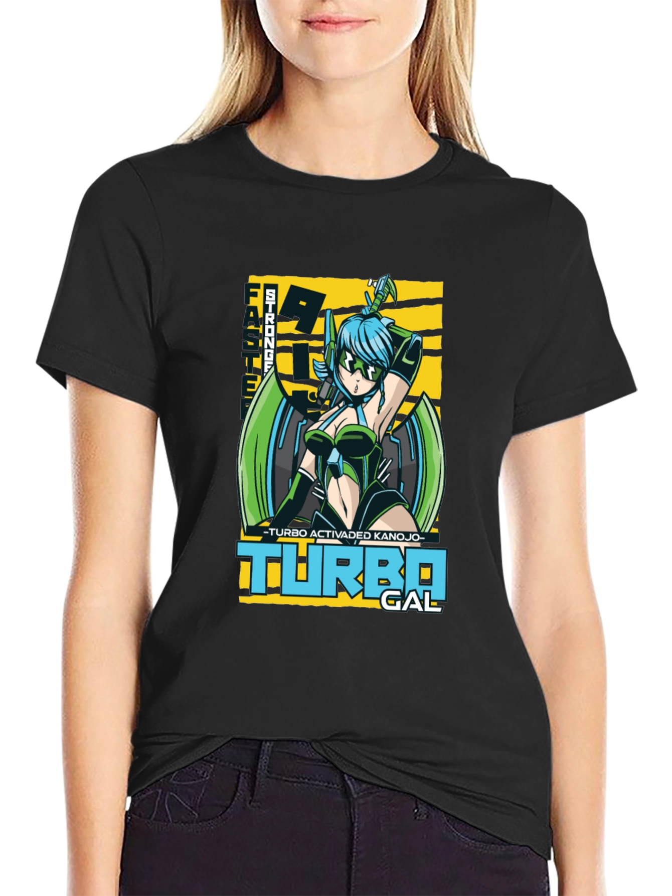 Turbo Gal T-Shirt: Anime Inspired Graphic Tee