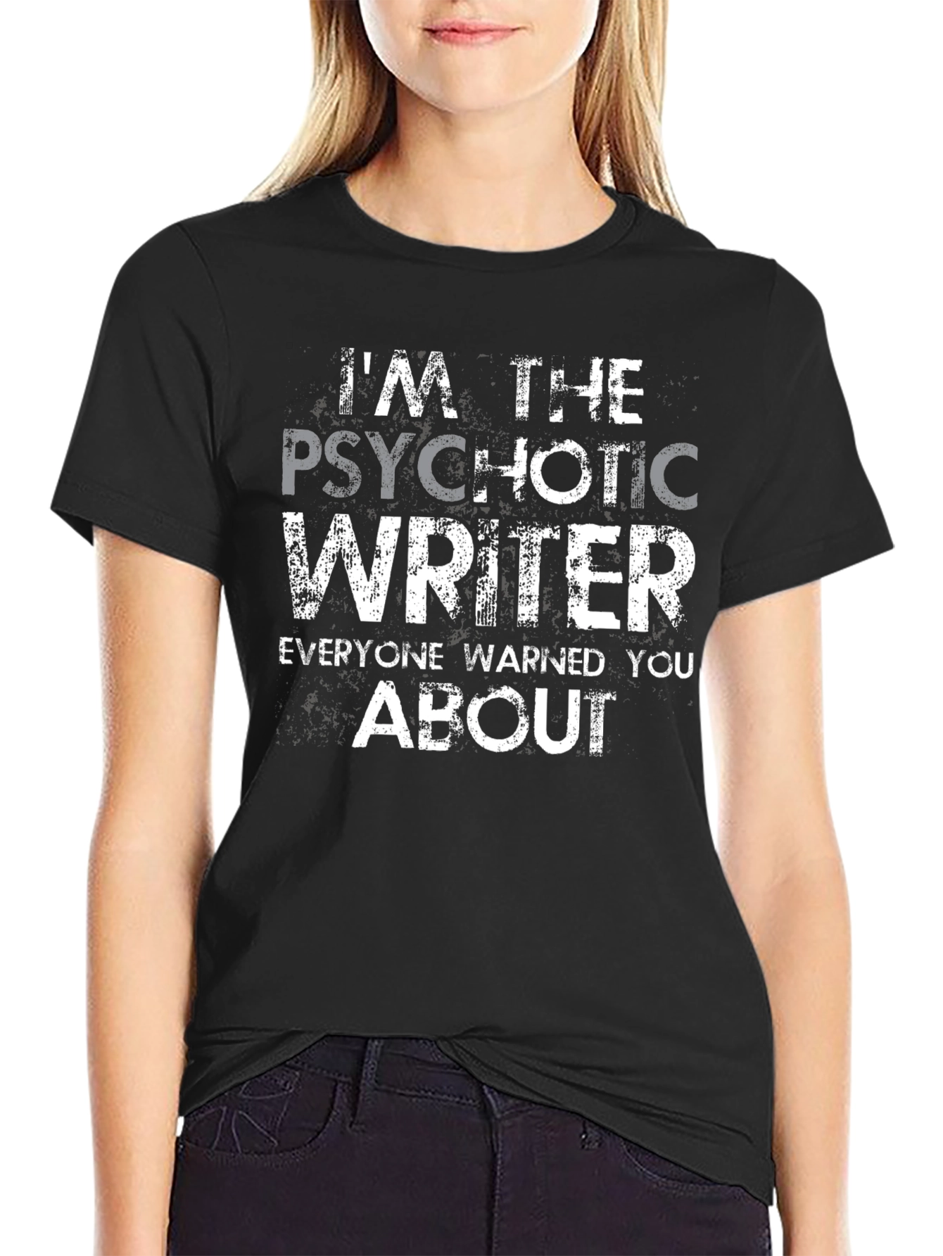 Psychotic Writer Graphic Novelty T-Shirt