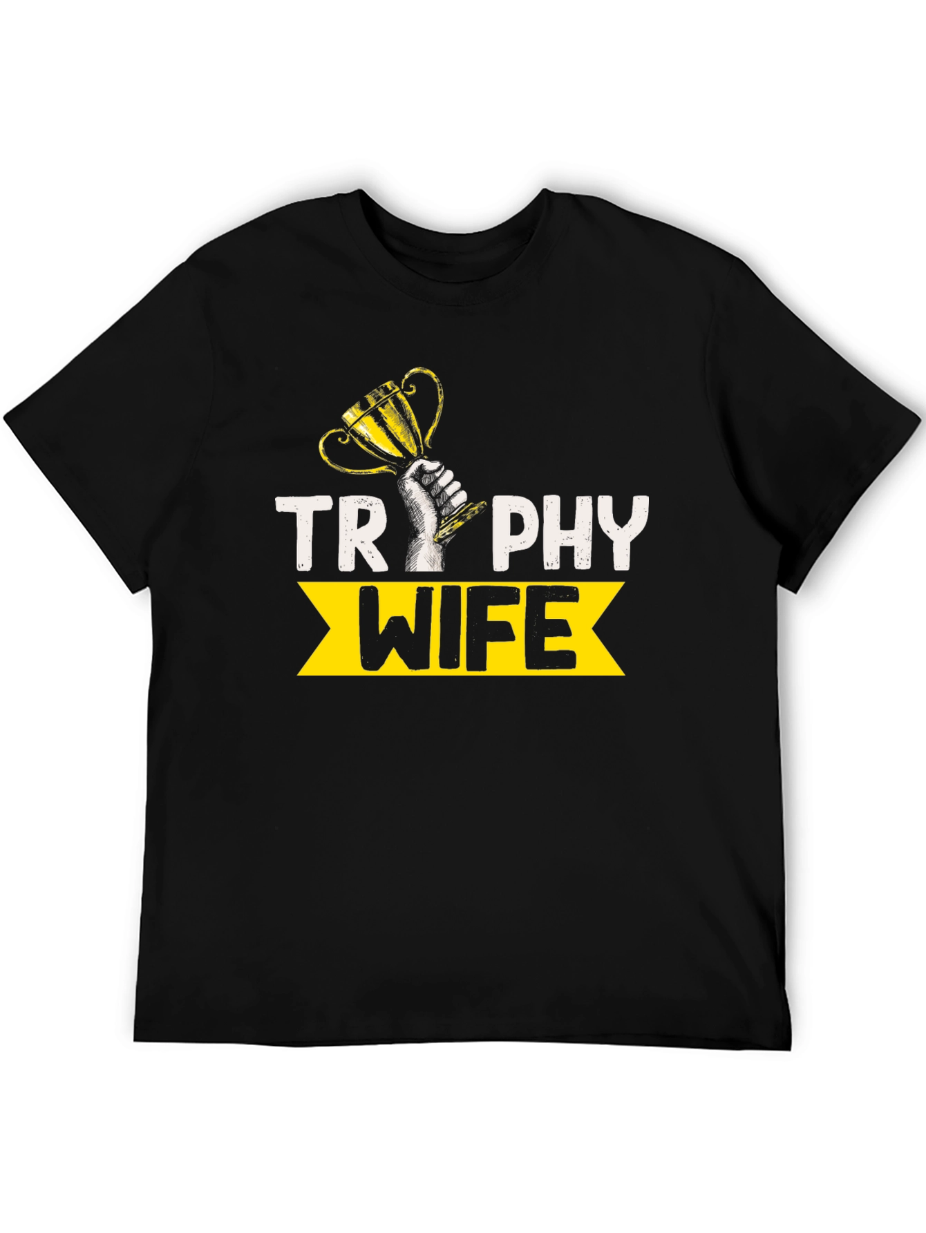 Trophy Wife Graphic Tee - Black