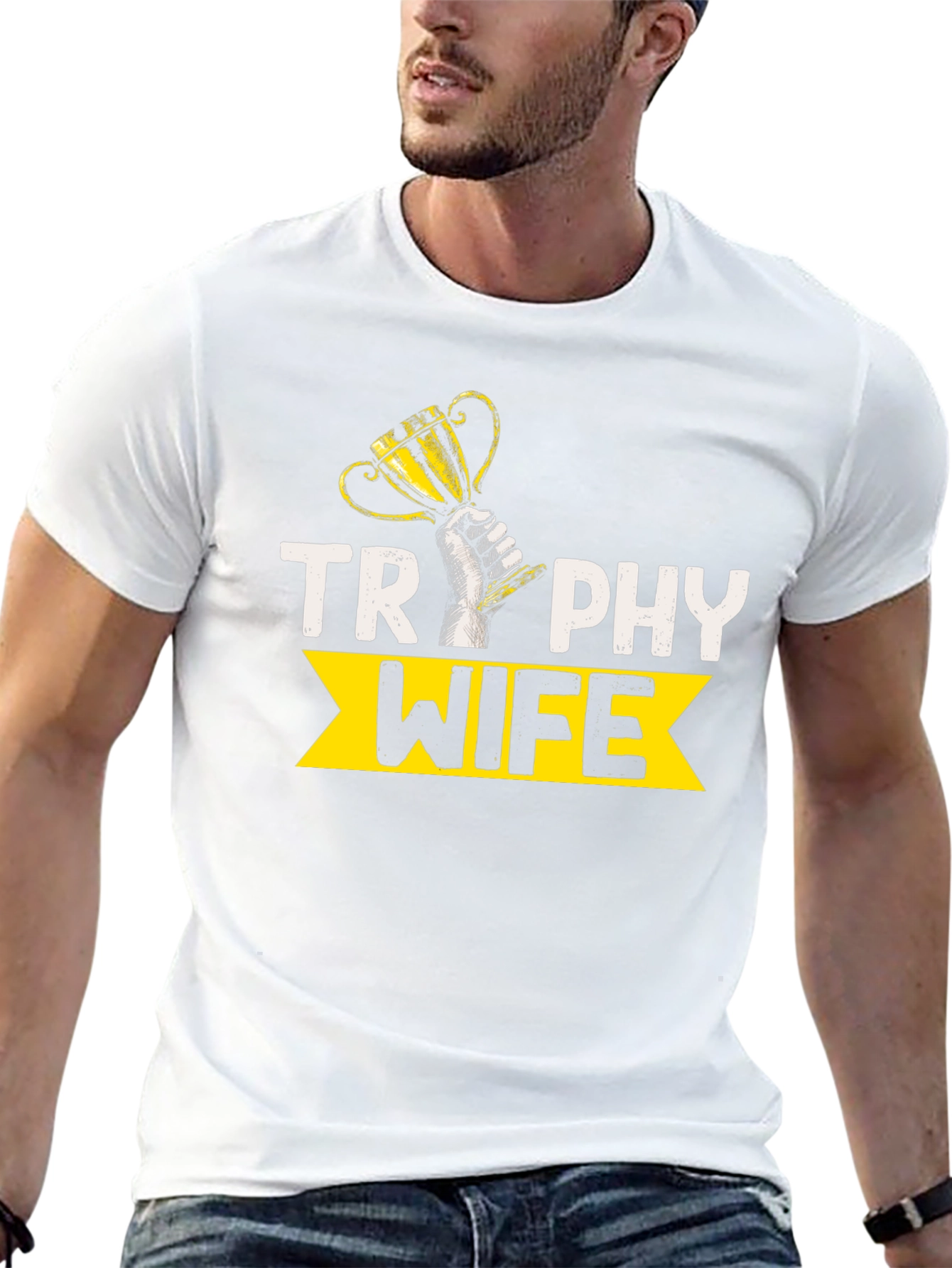 Trophy Wife Graphic Tee - Black