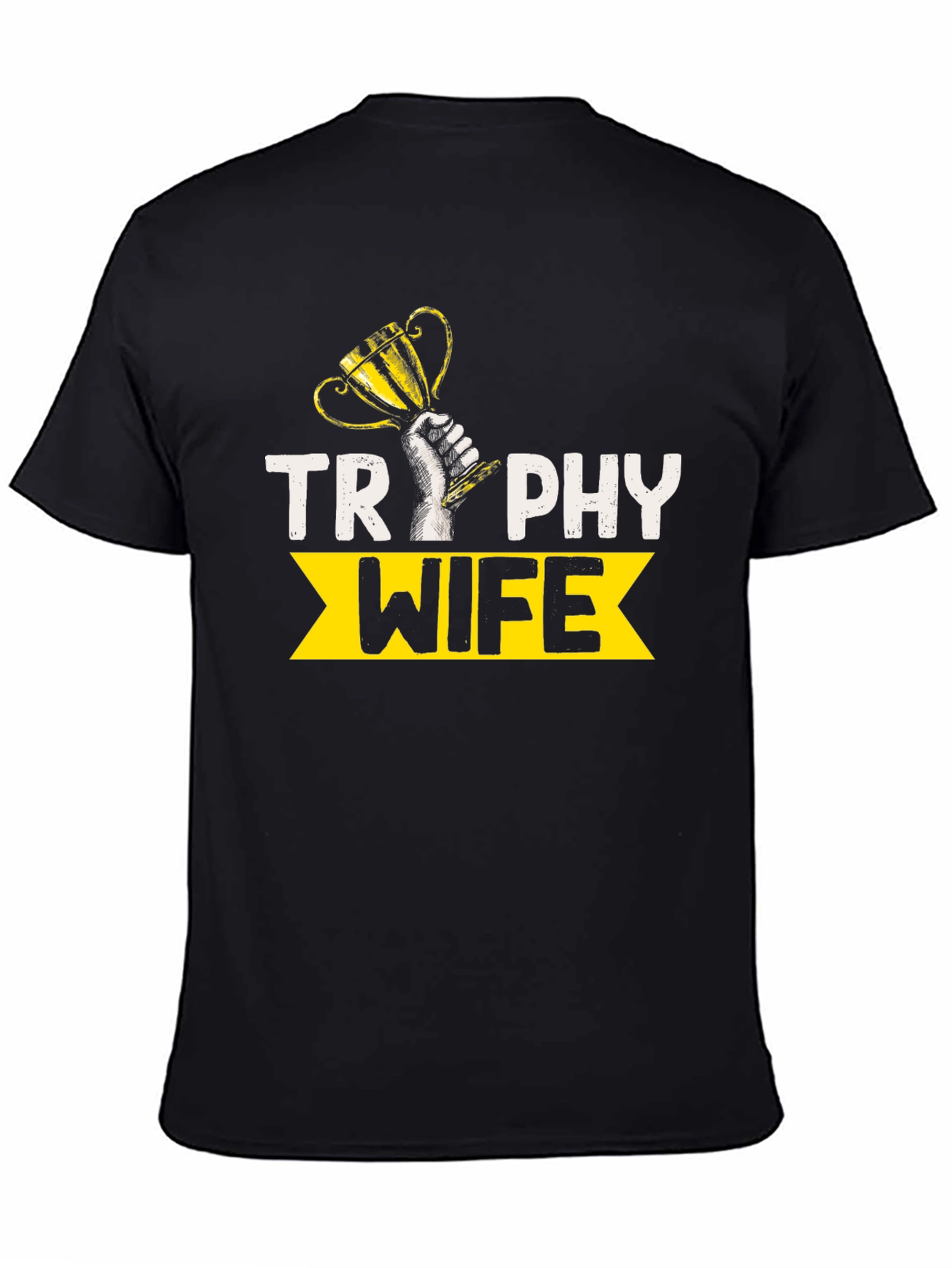 Trophy Wife Graphic Tee - Black
