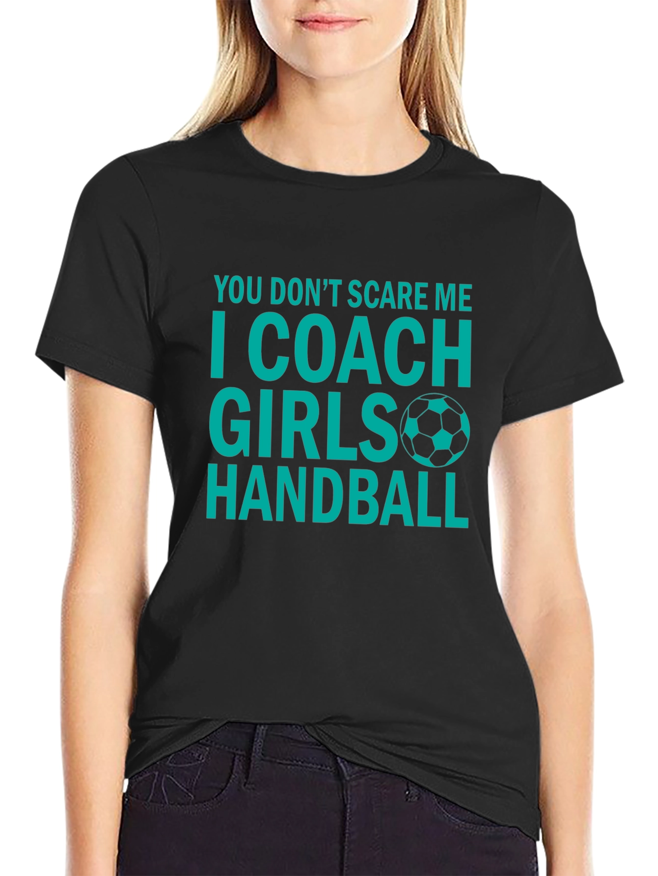 Funny Girls Handball Coach T-Shirt