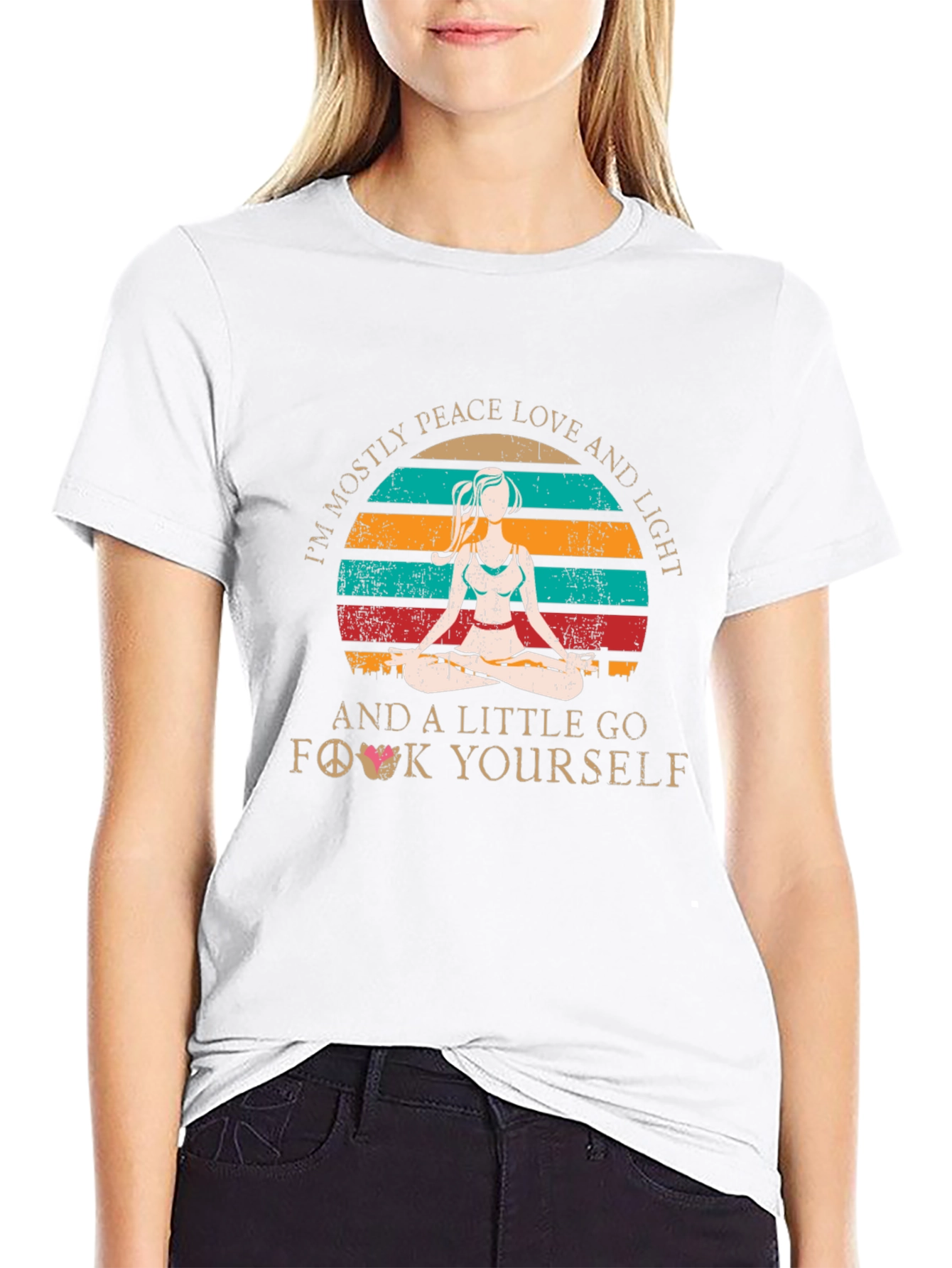 Peace Love Light Graphic Tee