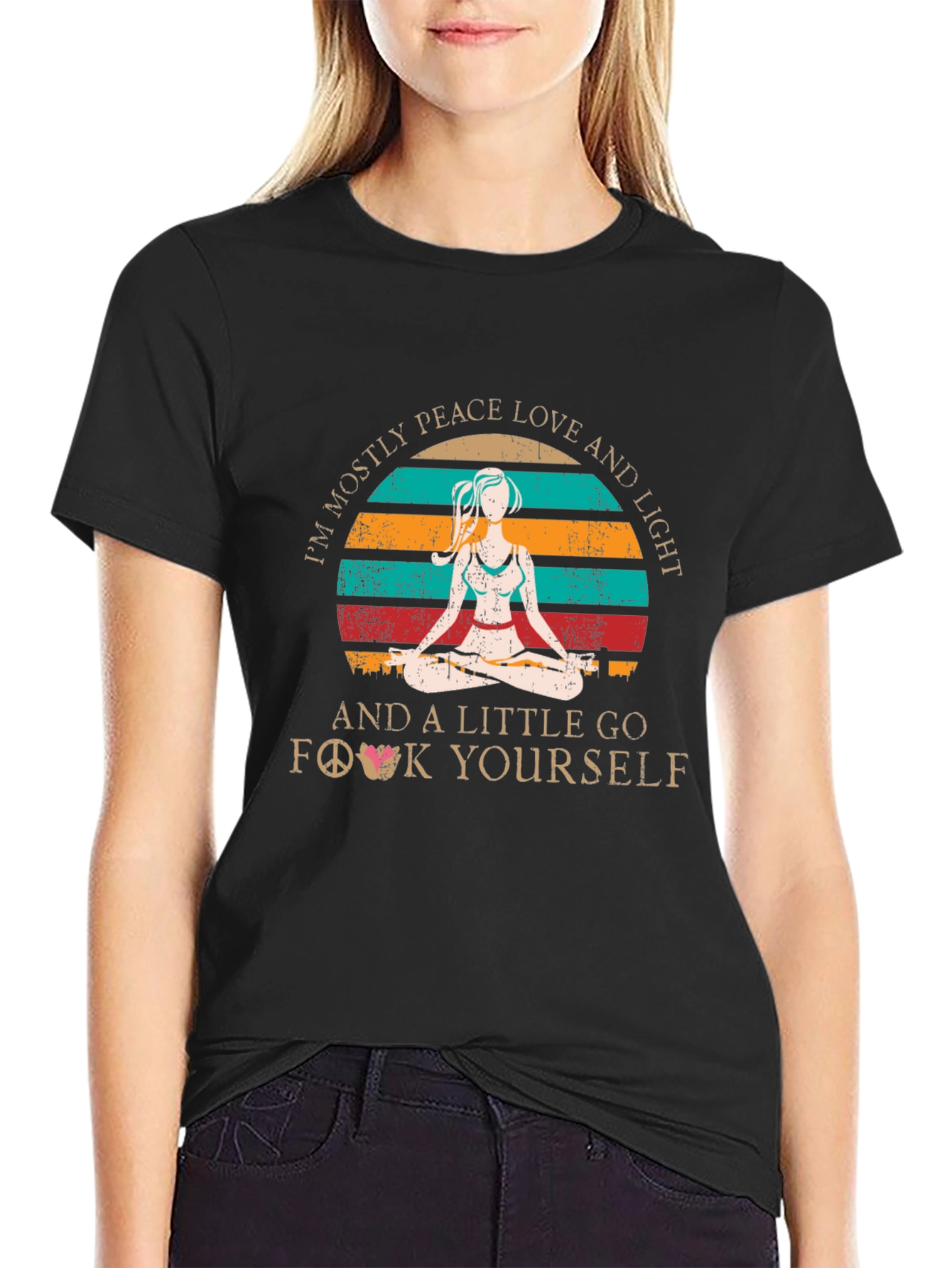 Peace Love Light Graphic Tee