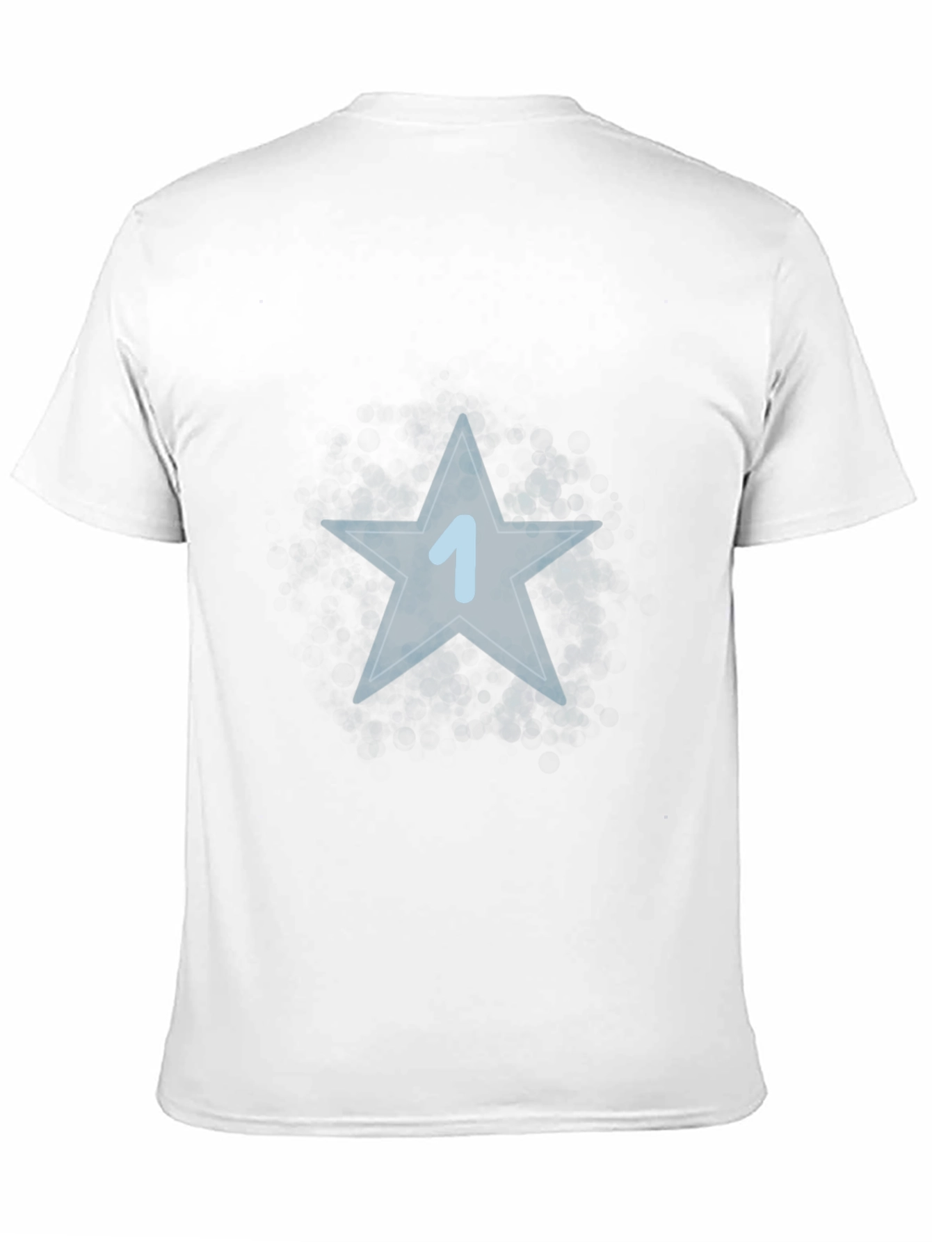 Starry Number One Black T-Shirt