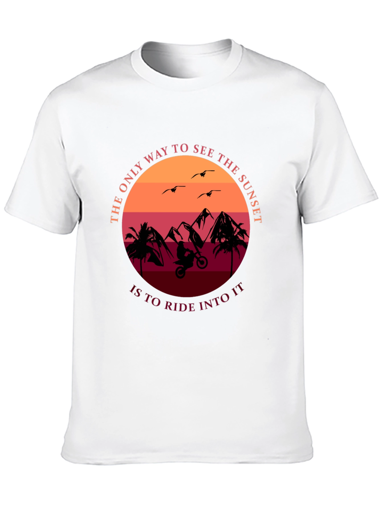 Sunset Ride T-Shirt - Adventure Tee