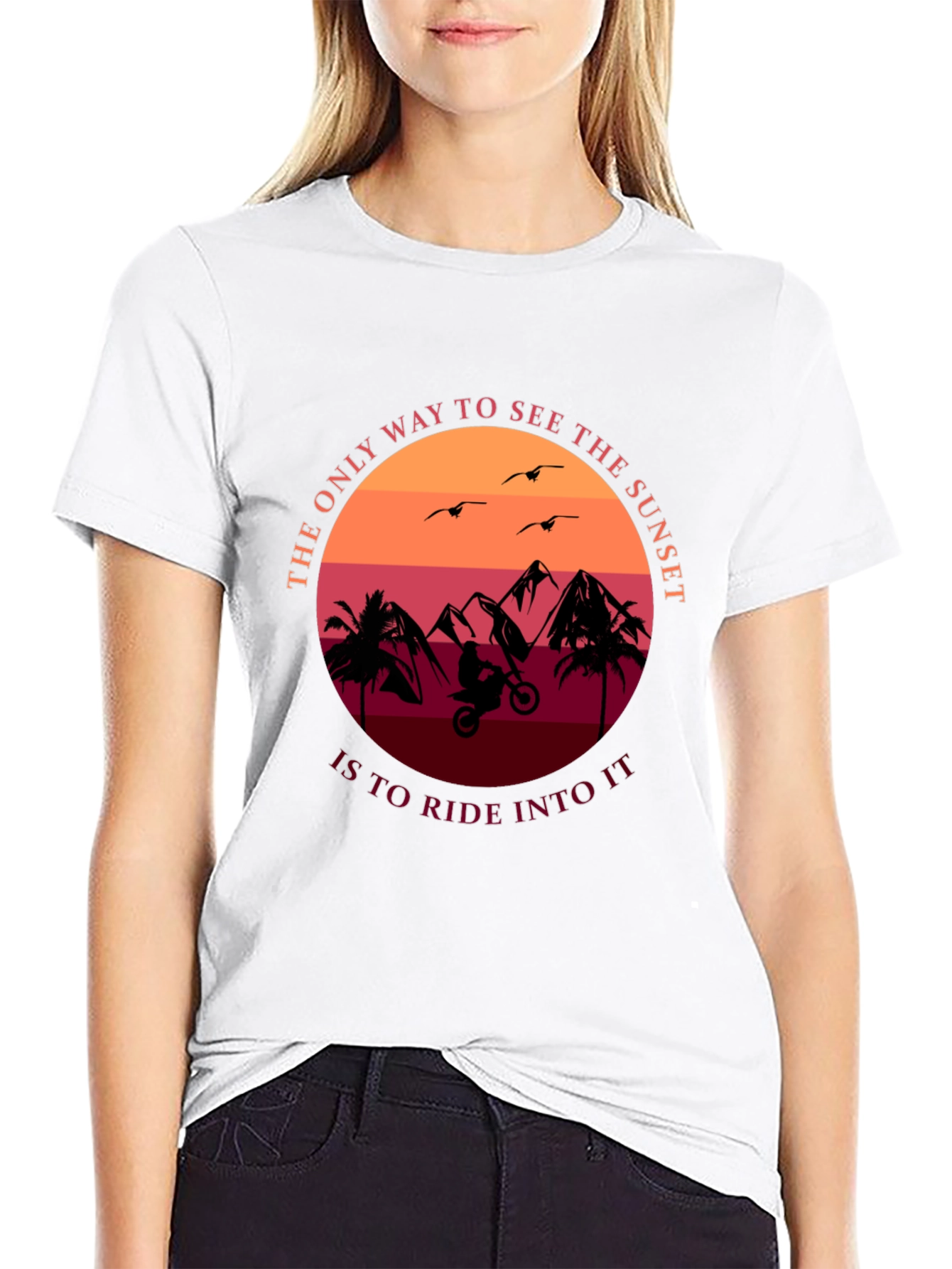 Sunset Ride T-Shirt - Adventure Tee