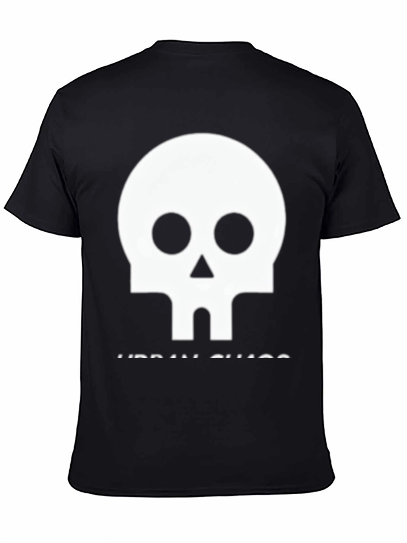 Skull Graphic Black T-Shirt - Urban Chaos