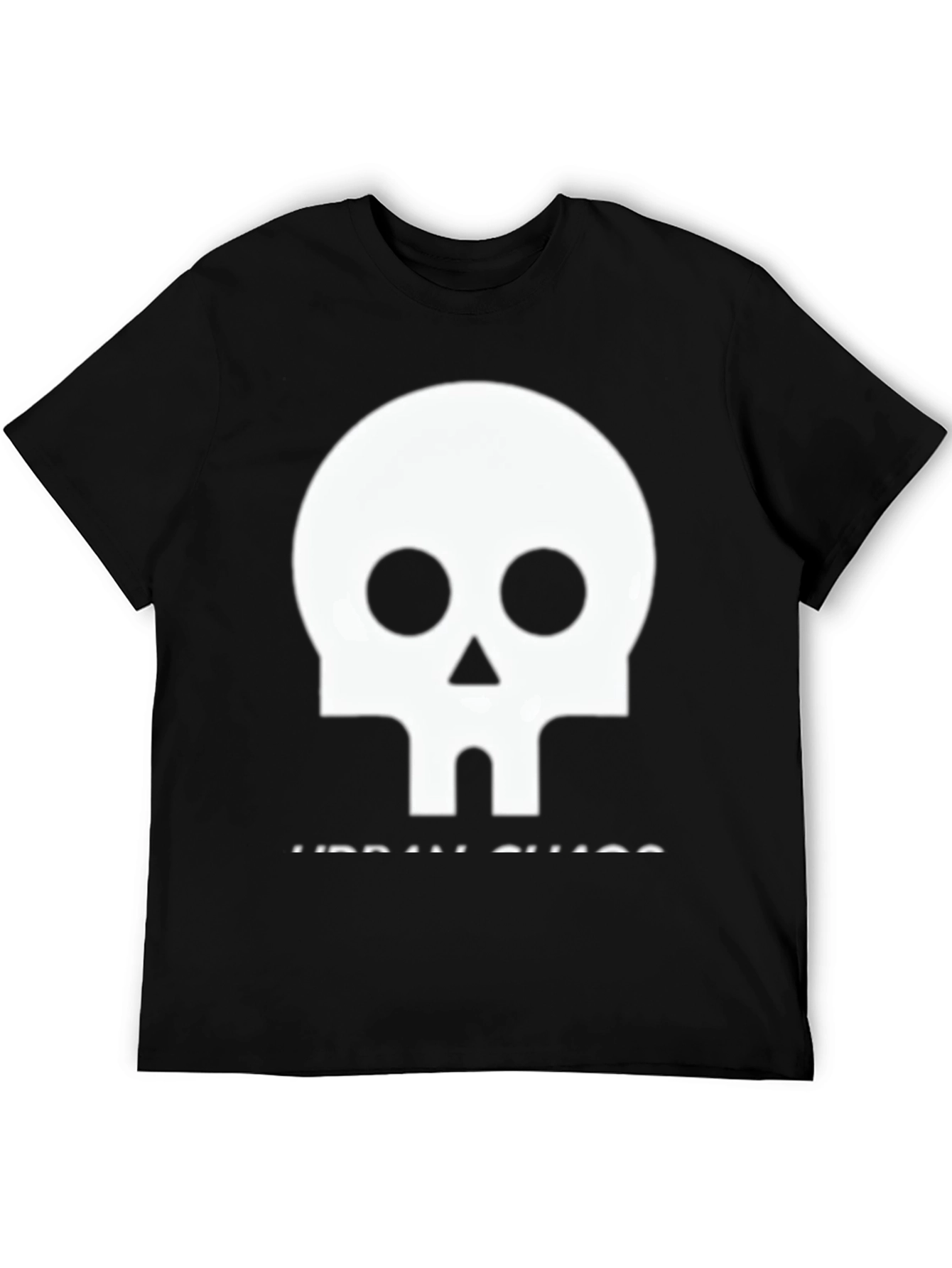 Skull Graphic Black T-Shirt - Urban Chaos