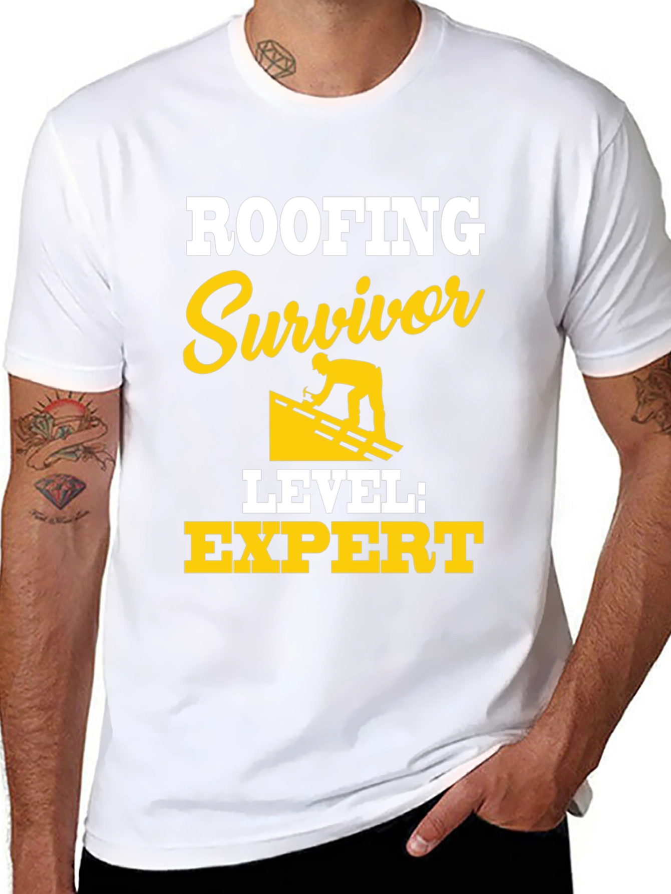 Roofing Survivor Expert T-Shirt