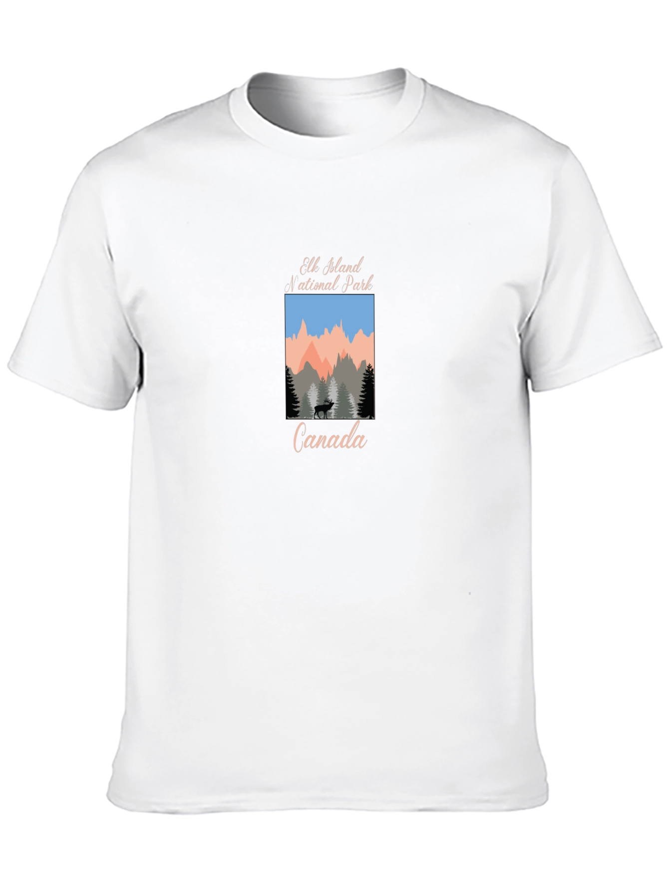 Elk Island National Park Black T-Shirt