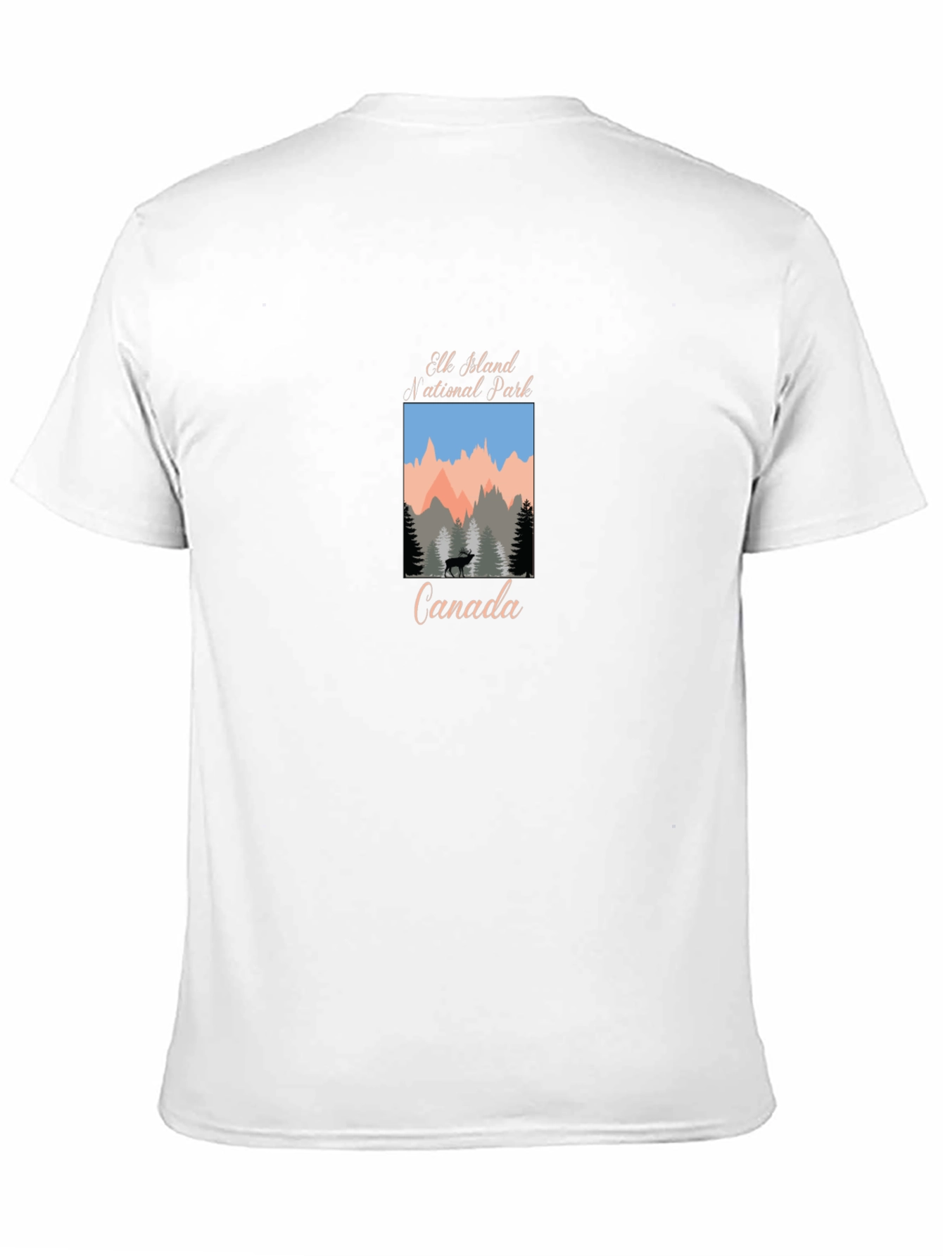 Elk Island National Park Black T-Shirt