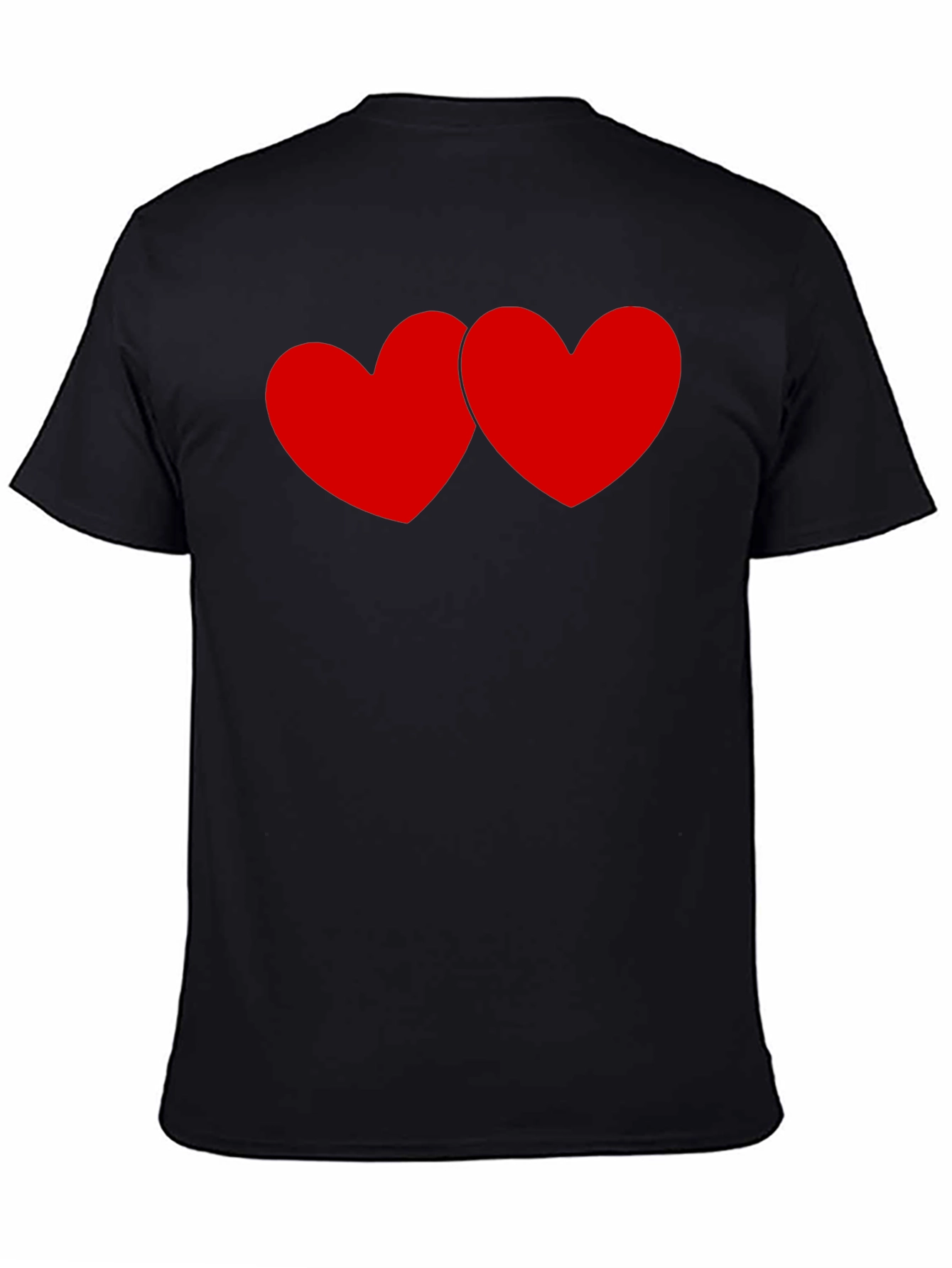 Heart to Heart Black Tee