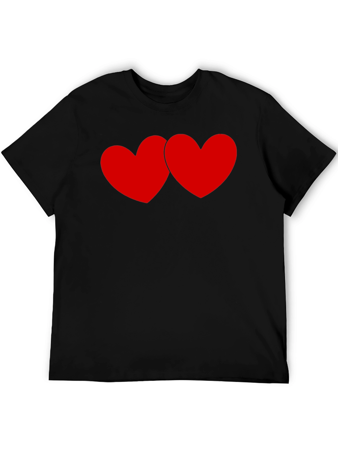 Heart to Heart Black Tee