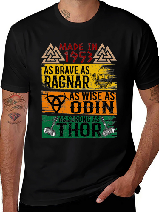 Made in 1953 Viking T-Shirt - Ragnar Odin Thor