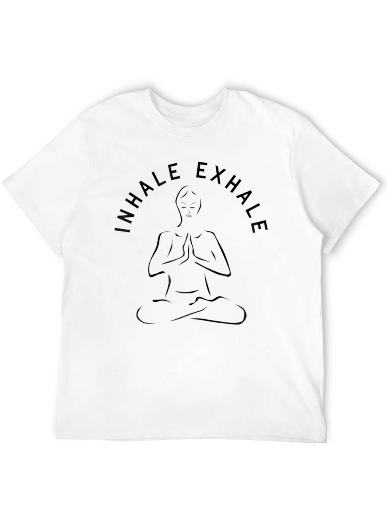 Inhale Exhale Yoga T-Shirt - Black
