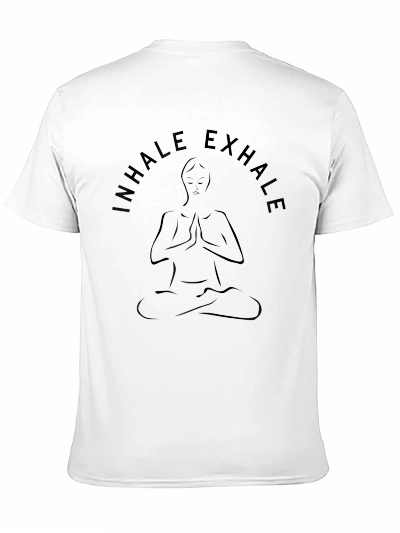 Inhale Exhale Yoga T-Shirt - Black