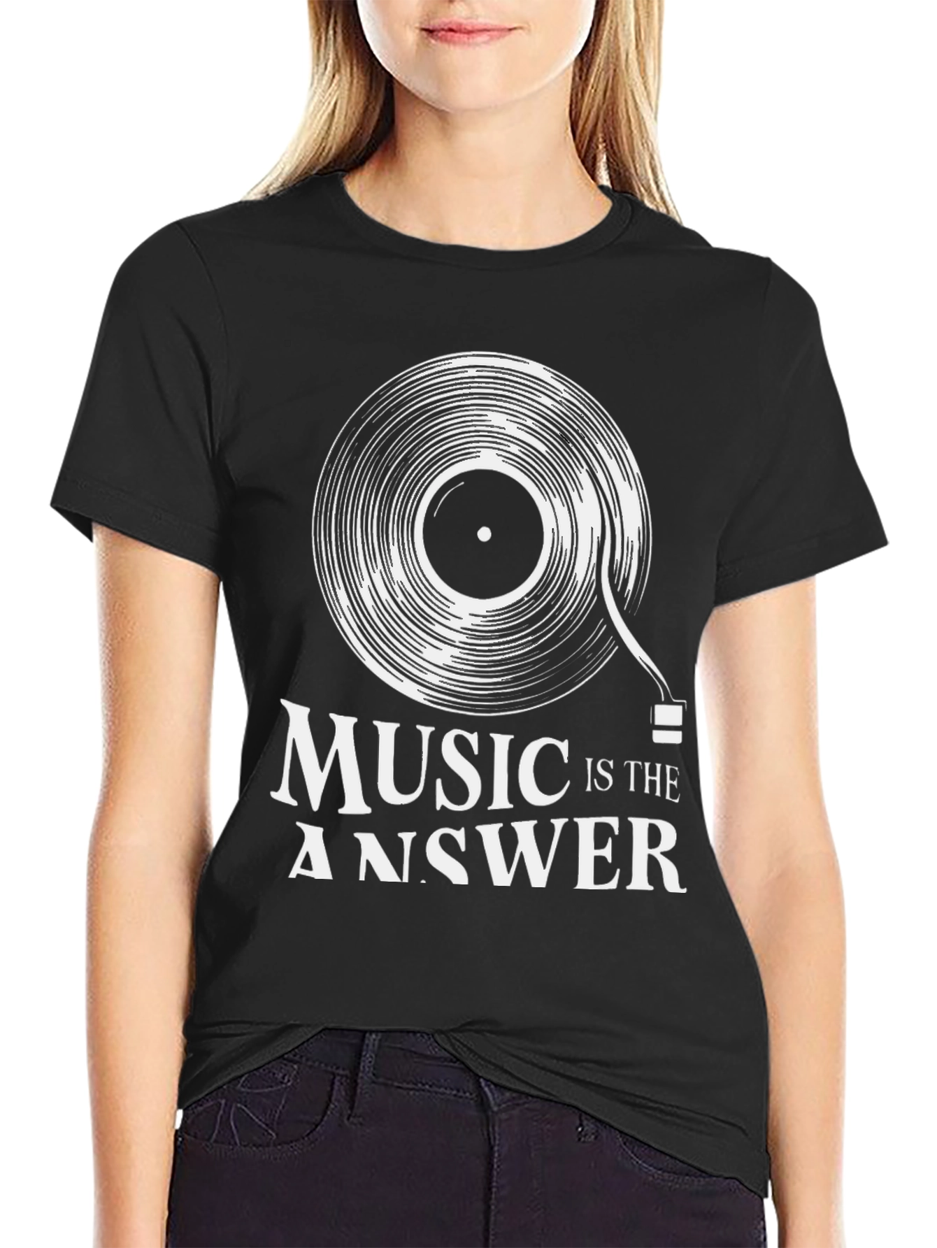 Music Is The Answer Graphic T-Shirt