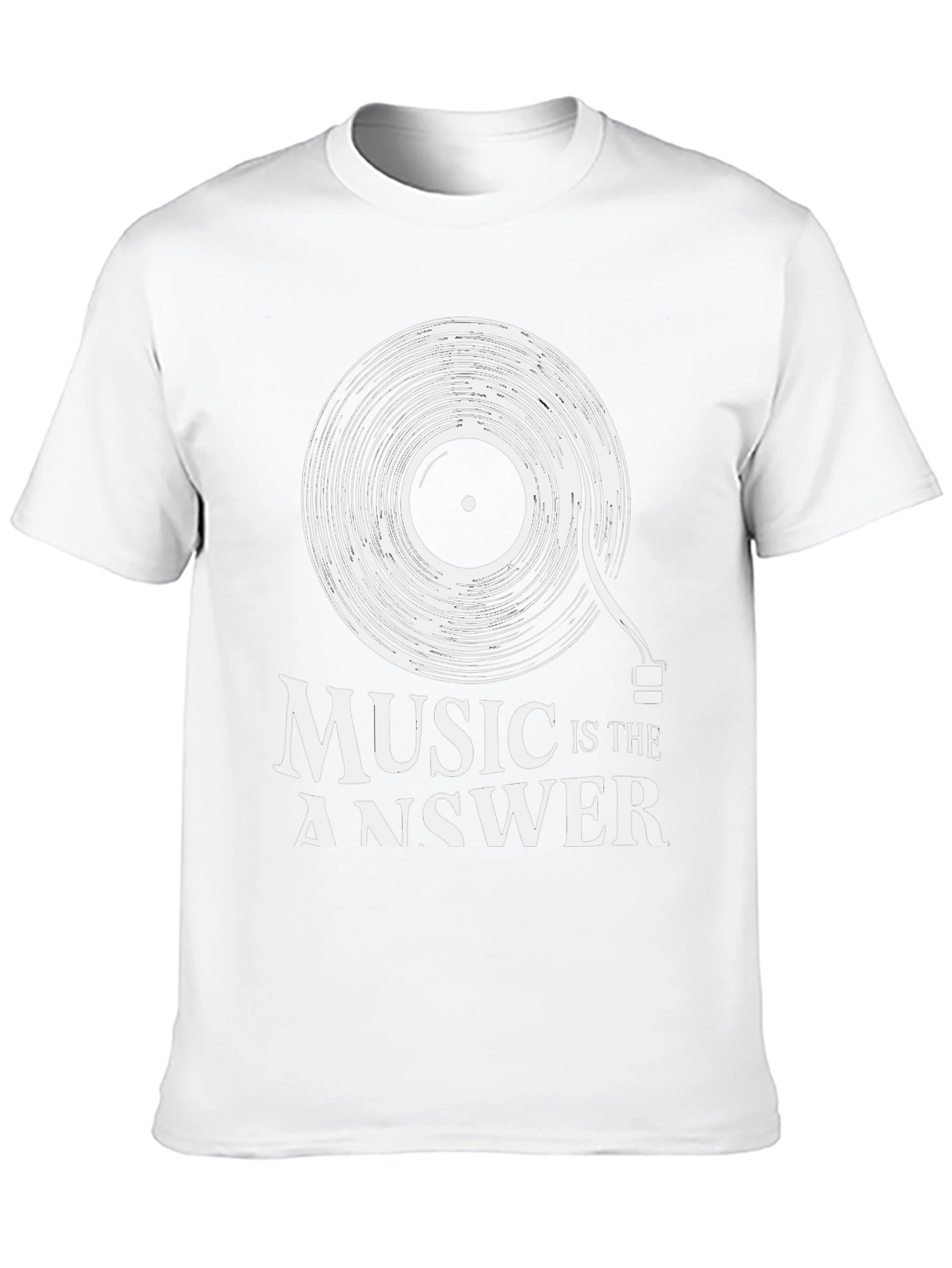 Music Is The Answer Graphic T-Shirt