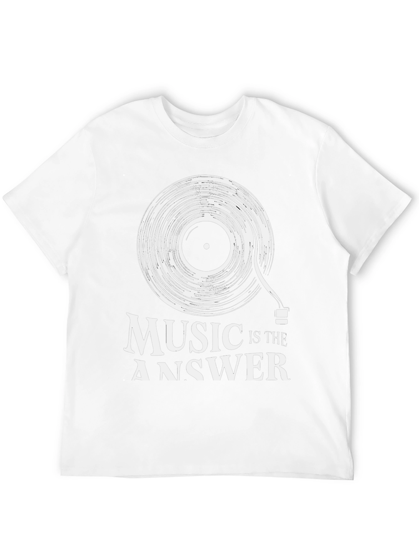 Music Is The Answer Graphic T-Shirt