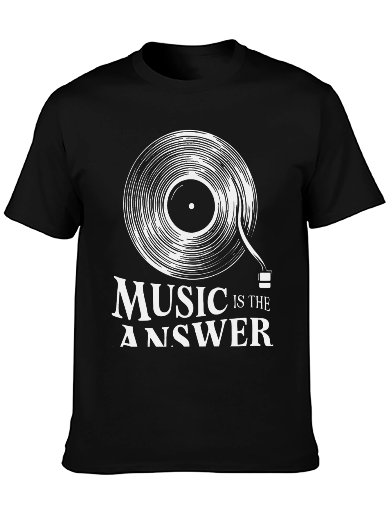 Music Is The Answer Graphic T-Shirt