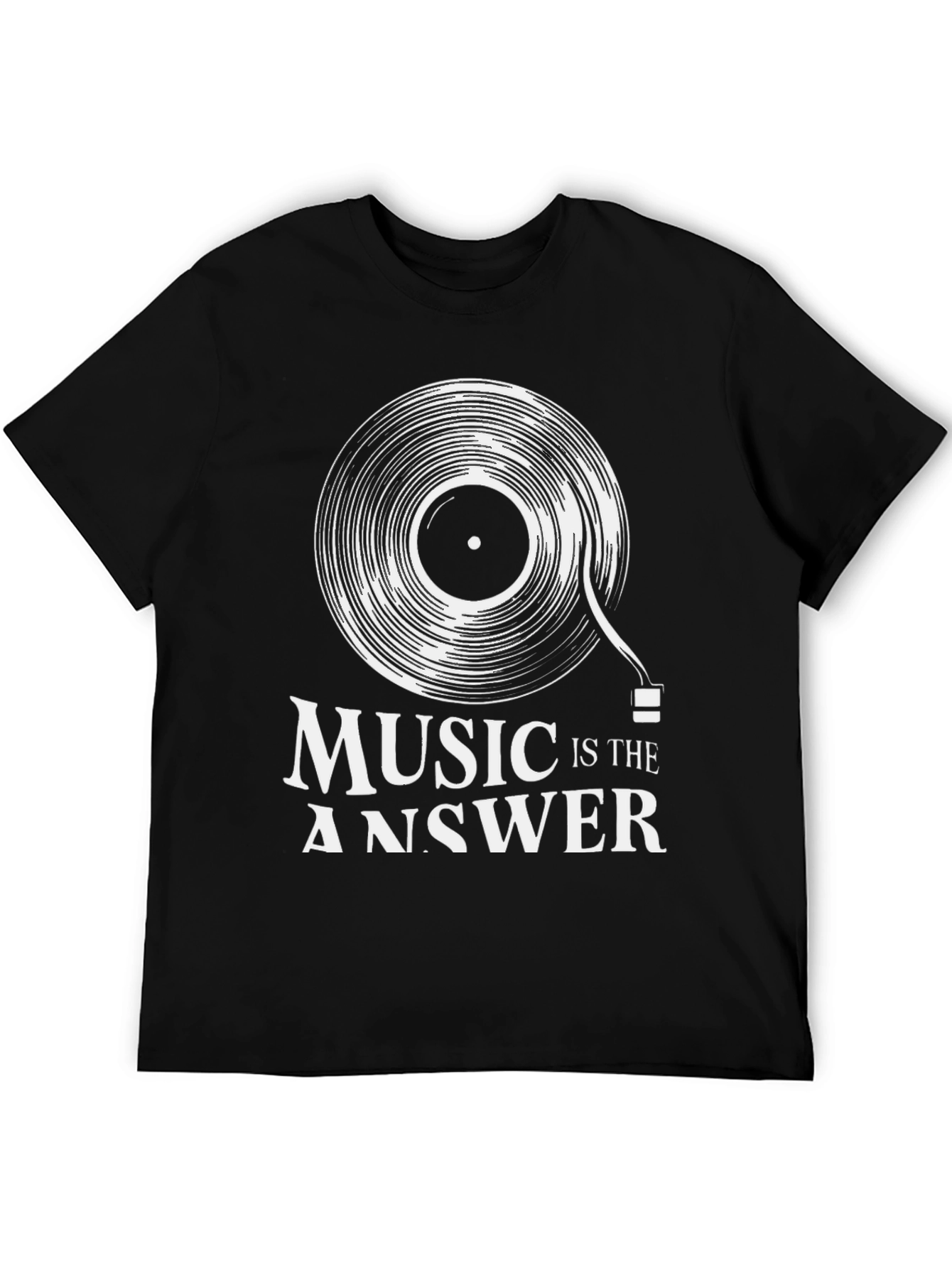 Music Is The Answer Graphic T-Shirt