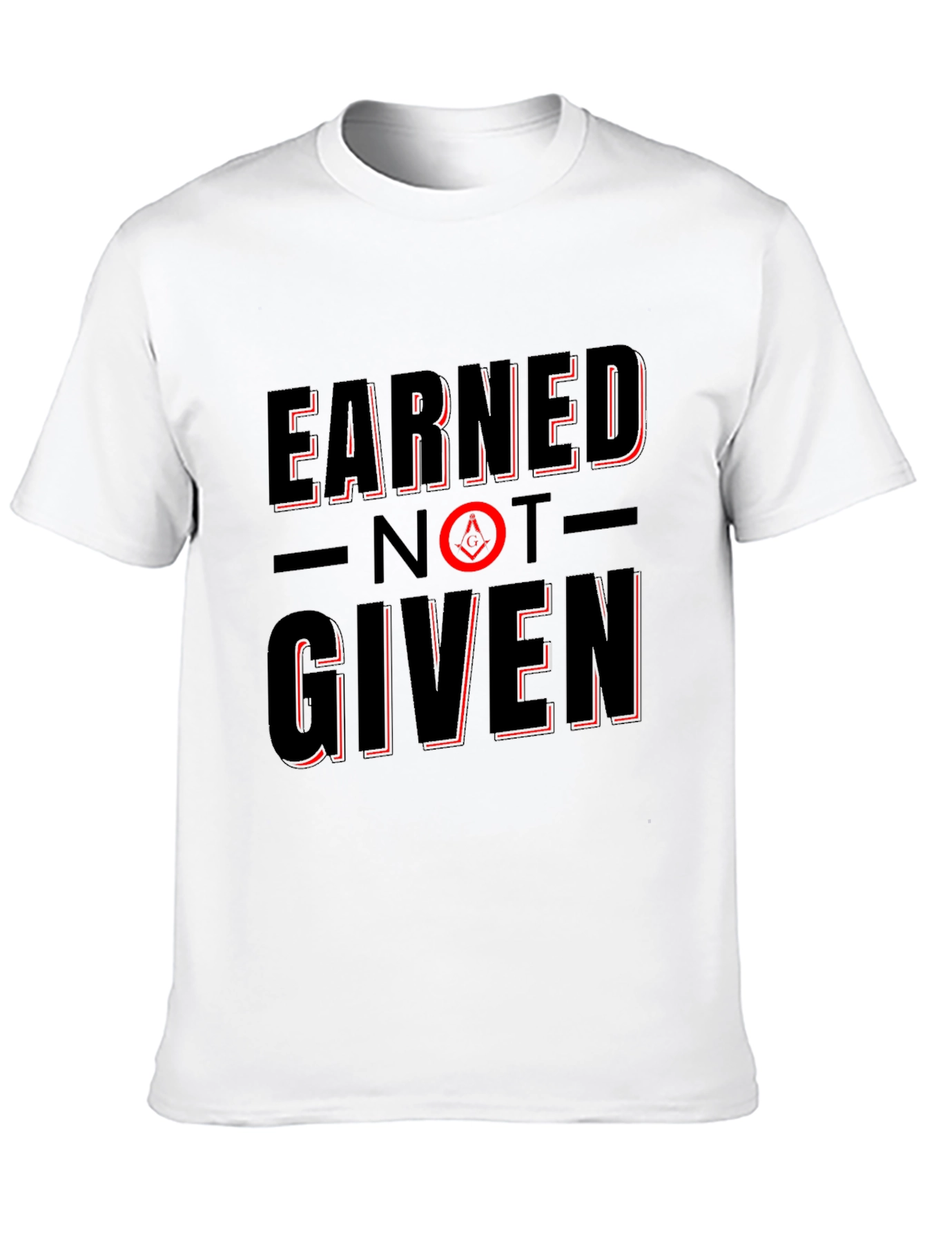 Earned Not Given Black T-Shirt