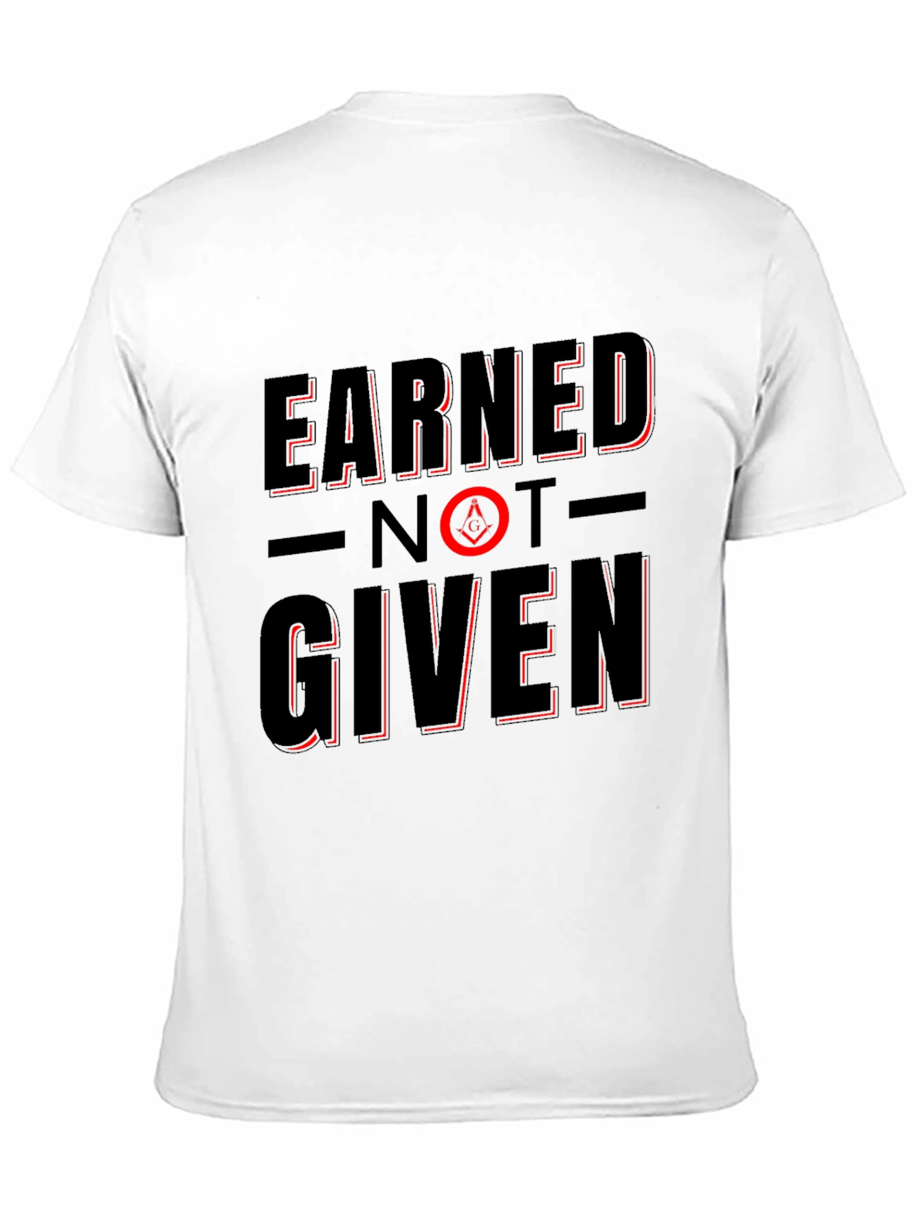 Earned Not Given Black T-Shirt
