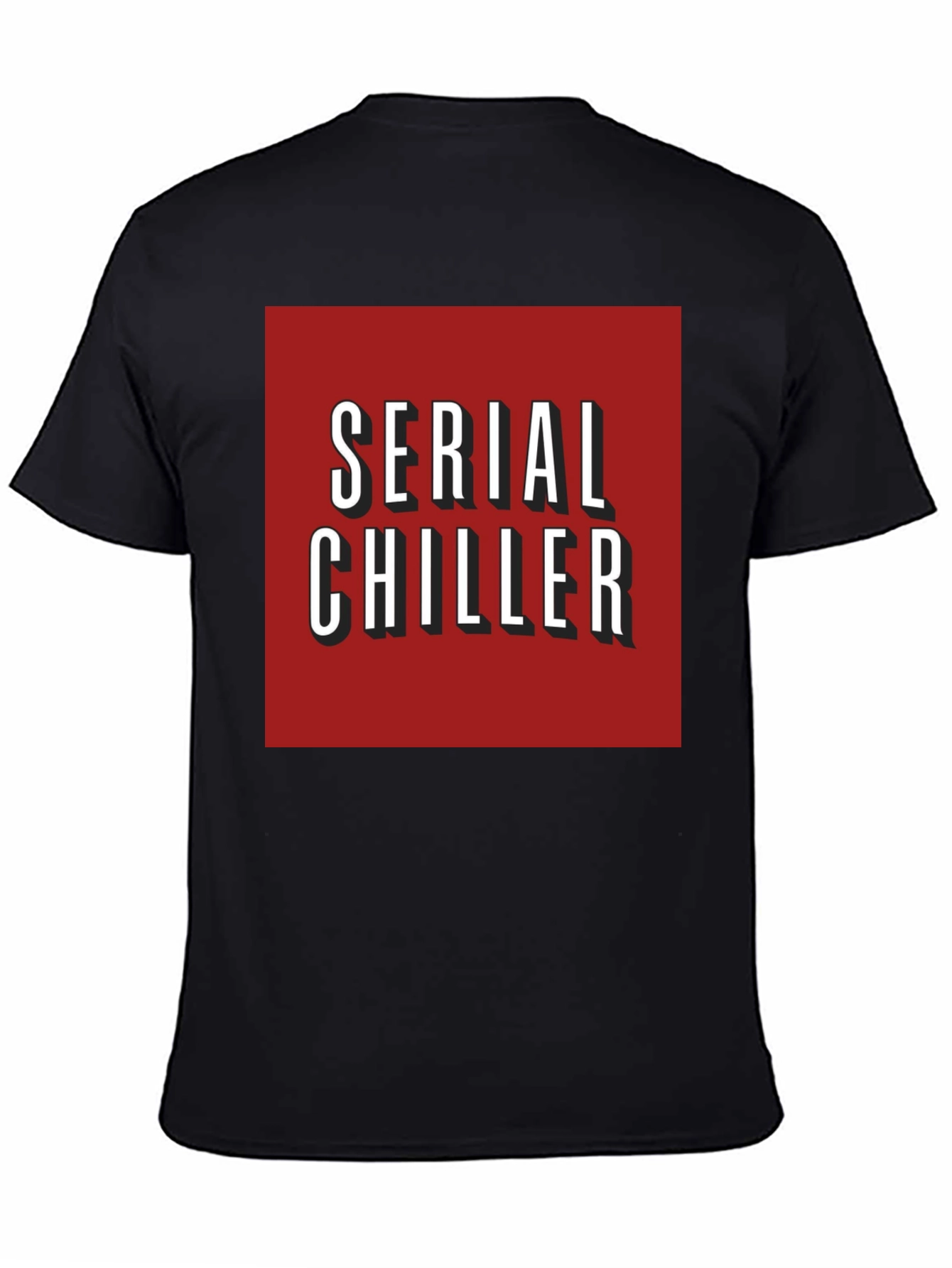 Serial Chiller Graphic Tee - Red Netflix Style