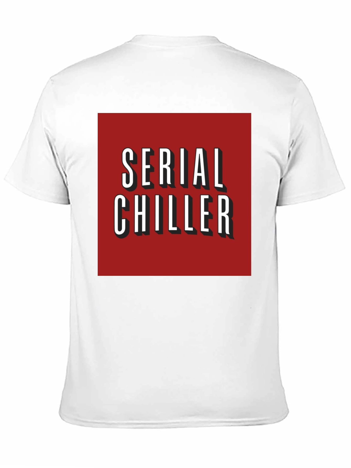 Serial Chiller Graphic Tee - Red Netflix Style