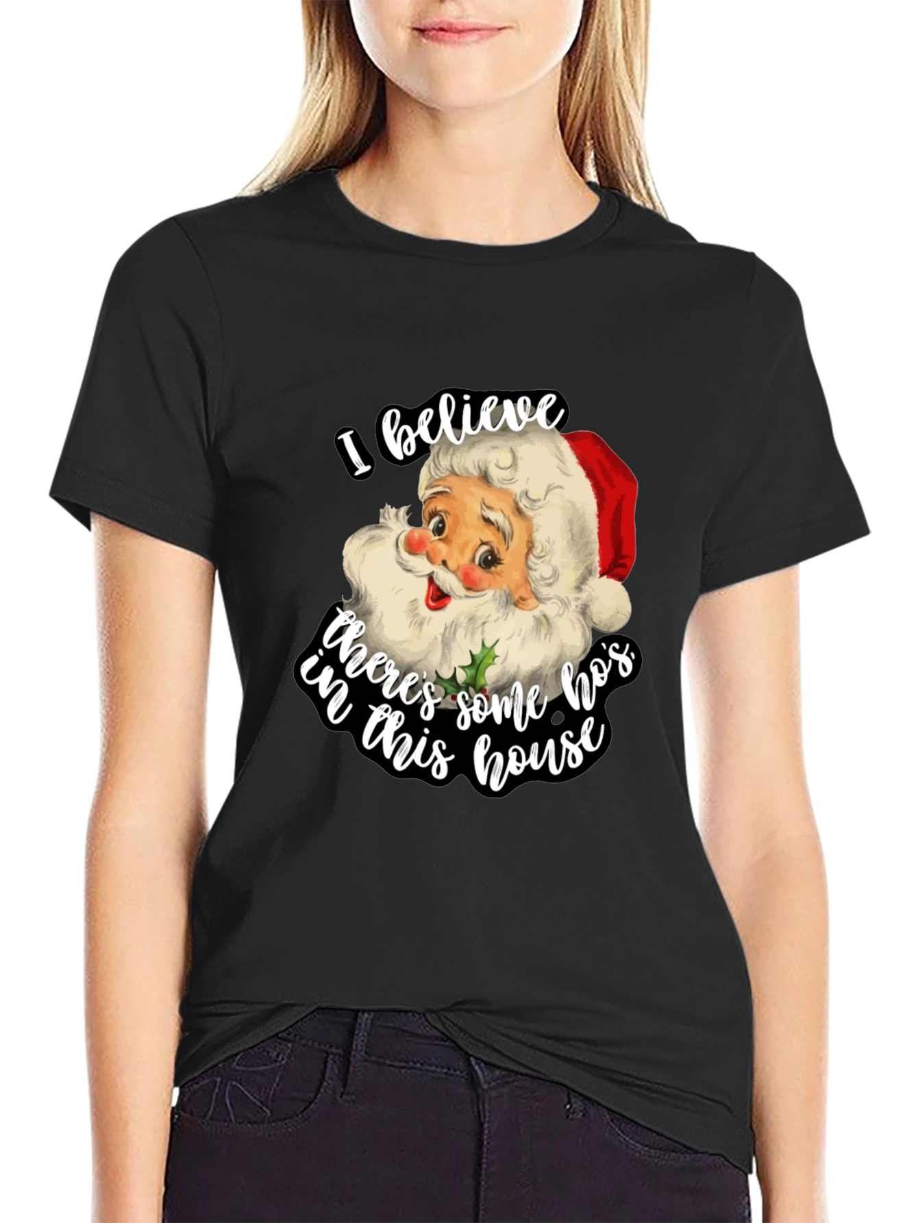 Funny Santa Hos Christmas T-Shirt