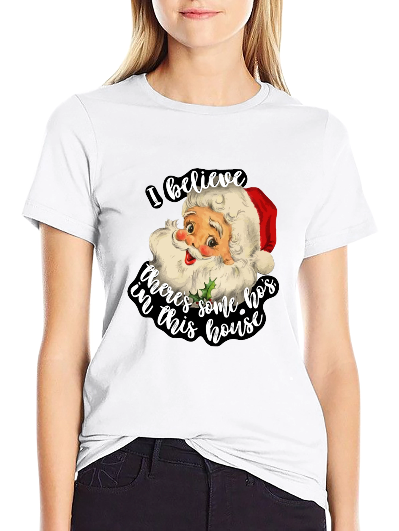 Funny Santa Hos Christmas T-Shirt