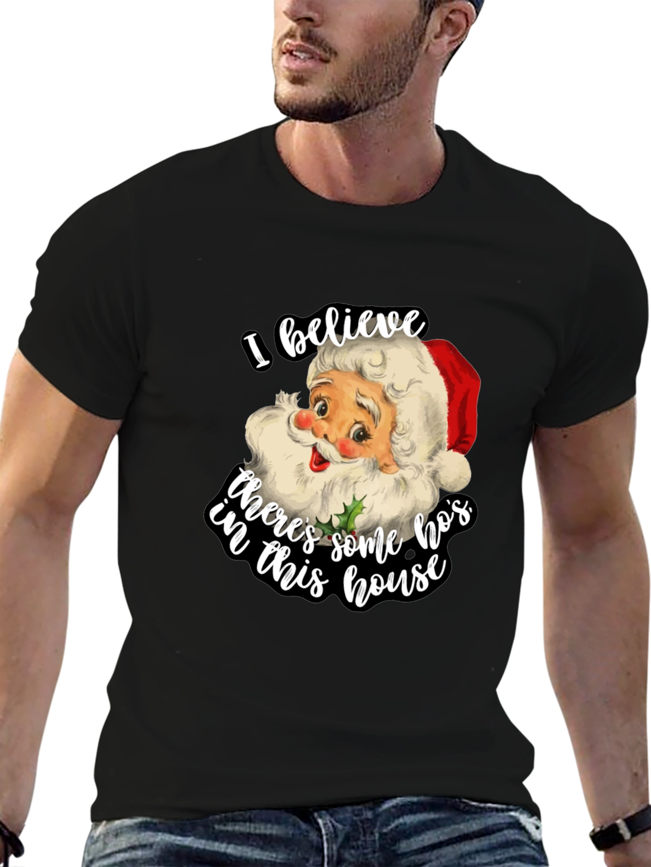 Funny Santa Hos Christmas T-Shirt