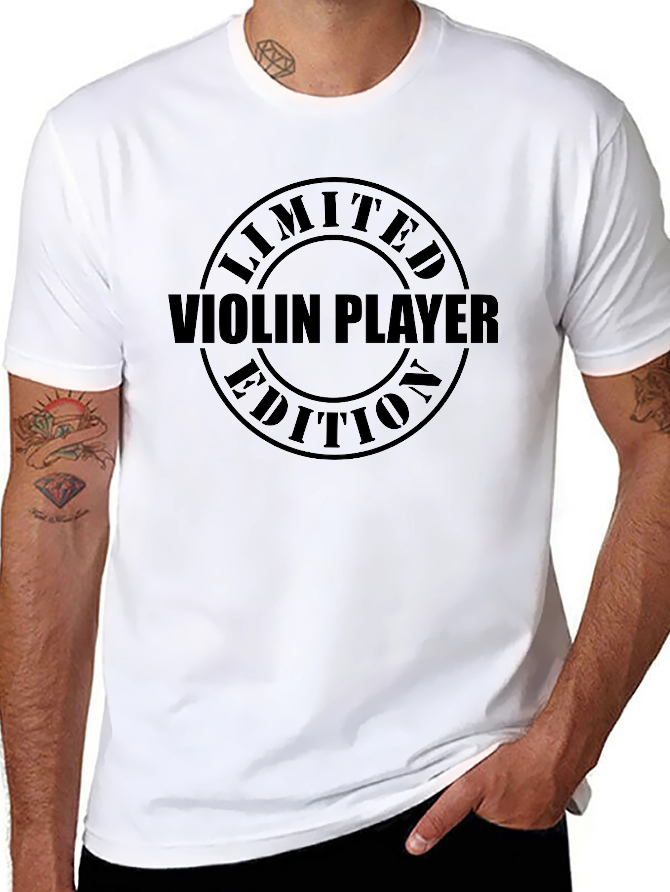 Limited Edition Violin Player Black T-Shirt