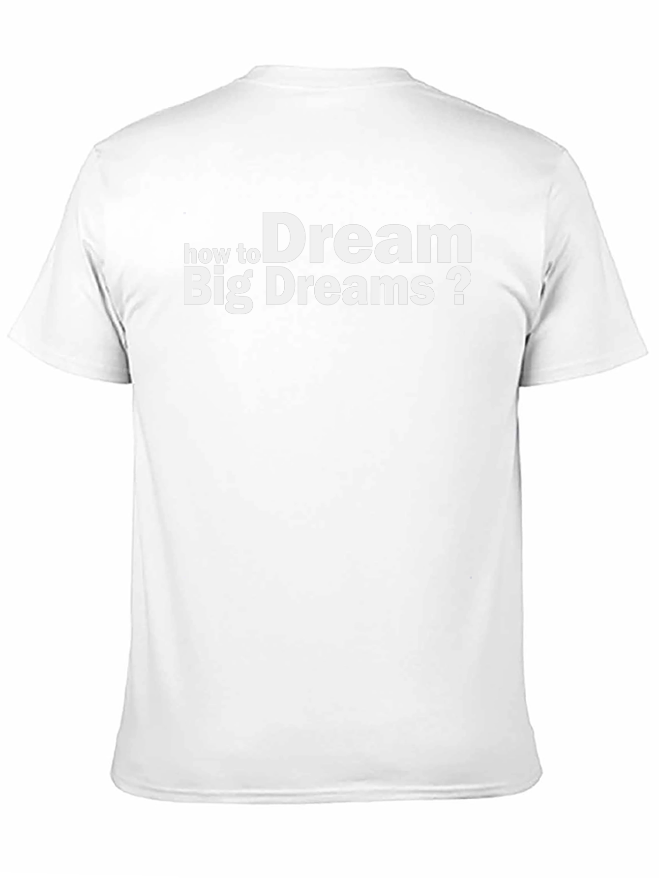 Dream Big Graphic Tee - Motivational Black T-Shirt