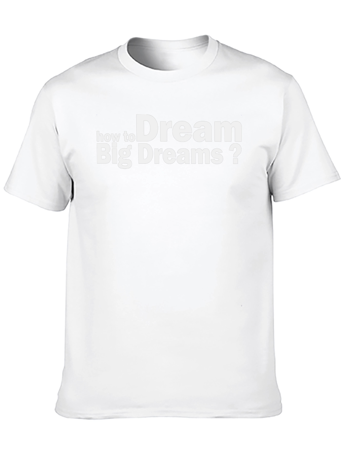 Dream Big Graphic Tee - Motivational Black T-Shirt