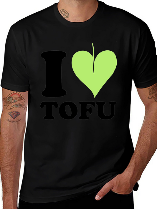 I Heart Tofu Graphic T-Shirt - Vegan & Vegetarian Apparel